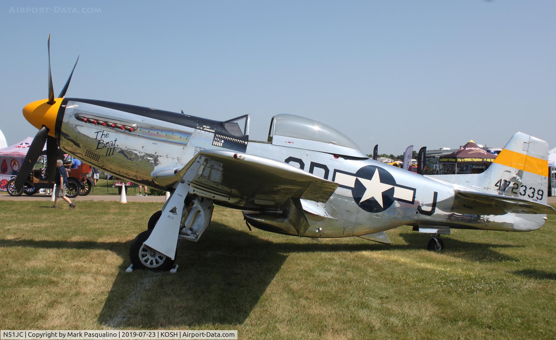 N51JC, 1944 North American P-51D Mustang C/N 122-38798, North American P-51D