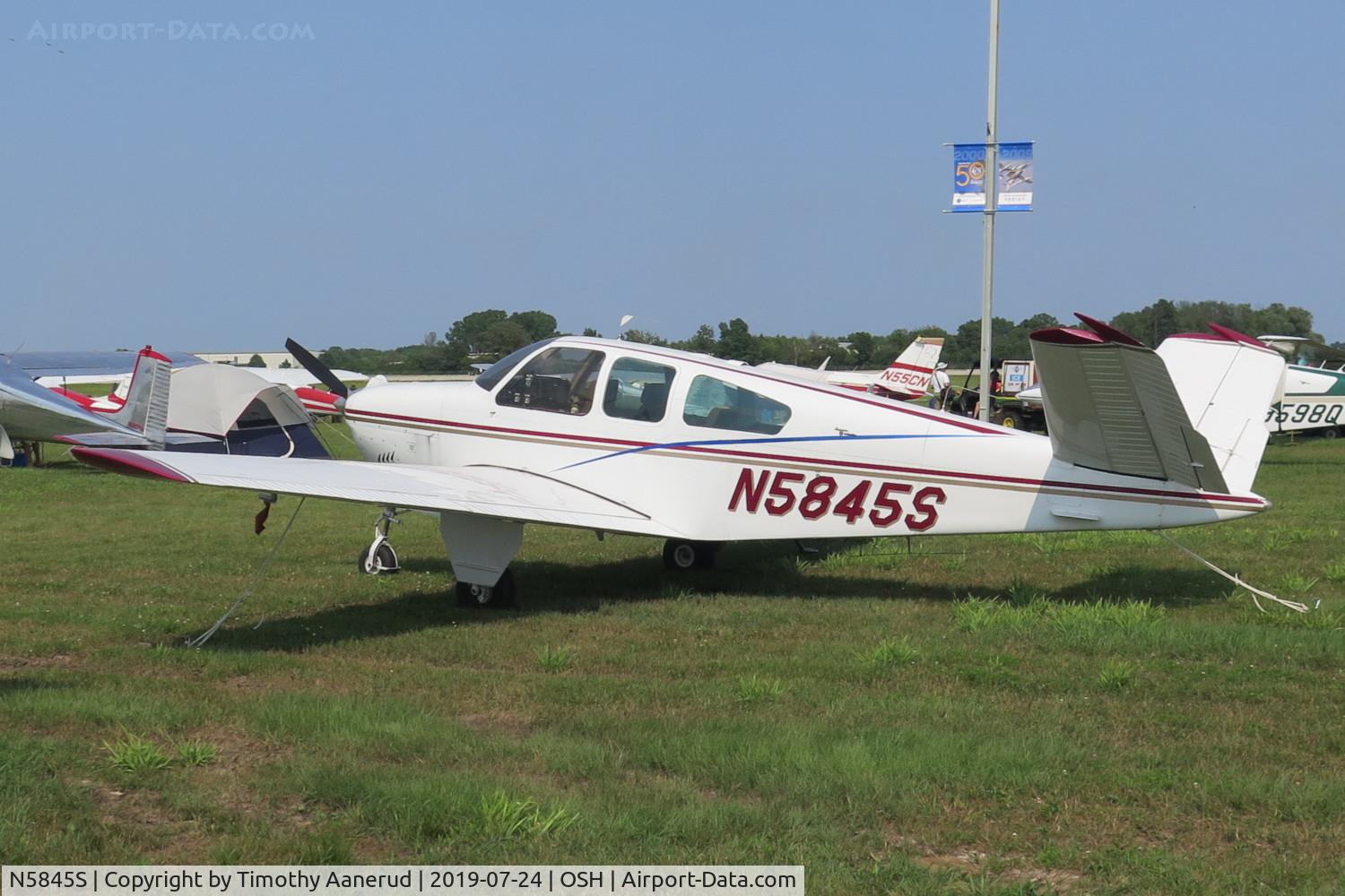 N5845S, 1964 Beech S35 Bonanza C/N D-7739, 1964 Beech S35, c/n: D-7739