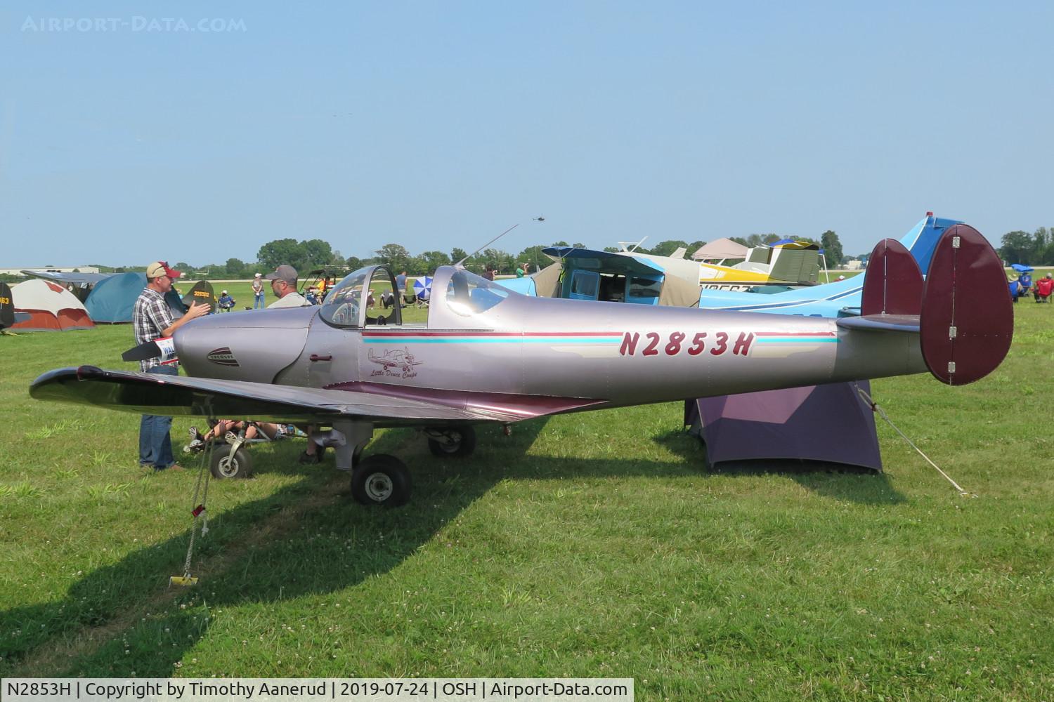 N2853H, 1946 Erco 415C Ercoupe C/N 3478, 1946 Engineering & Research ERCOUPE 415-C, c/n: 3478