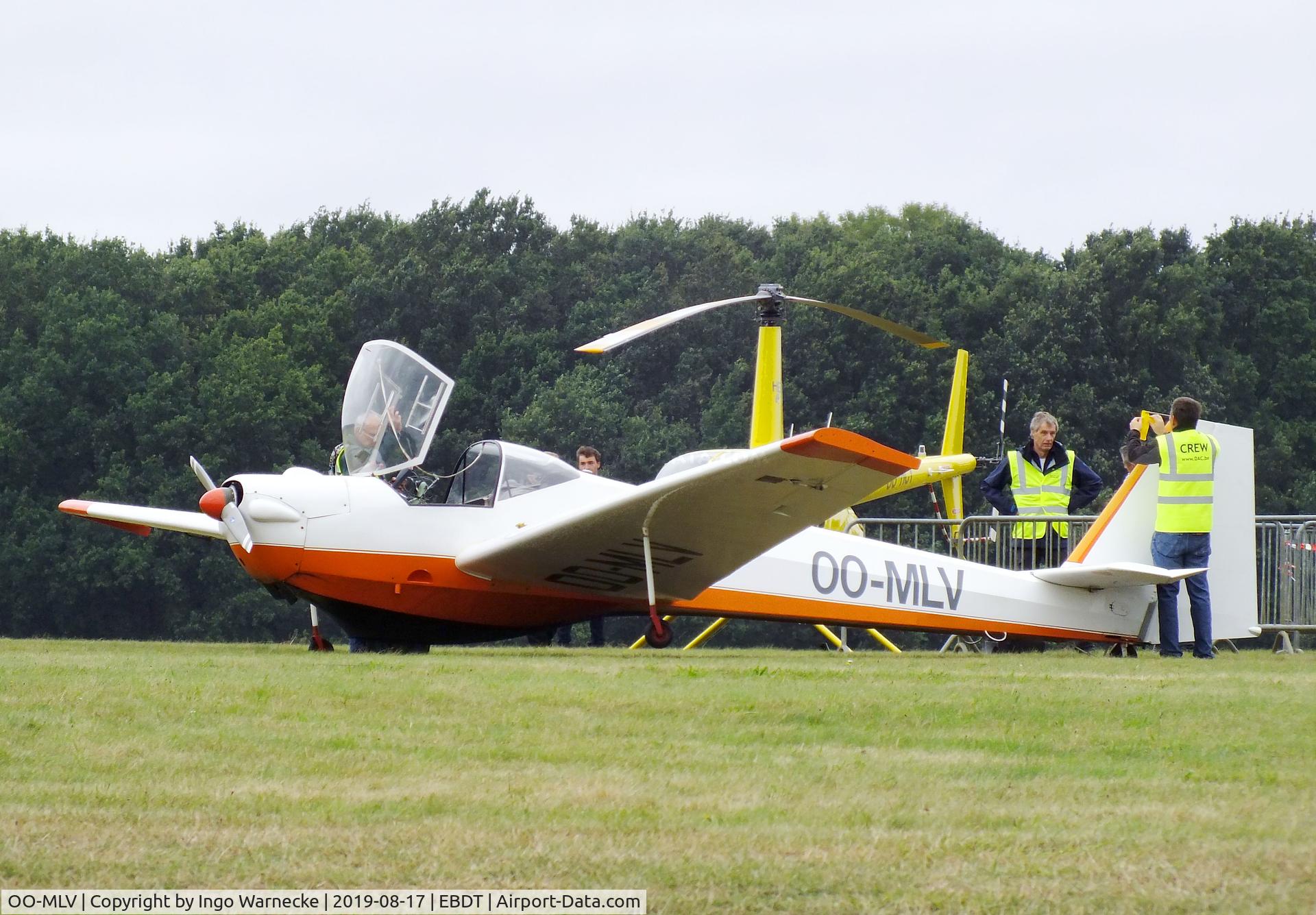 OO-MLV, Scheibe SF-25C Falke C/N 44281, Scheibe SF-25C Falke at the 2019 Fly-in at Diest/Schaffen airfield