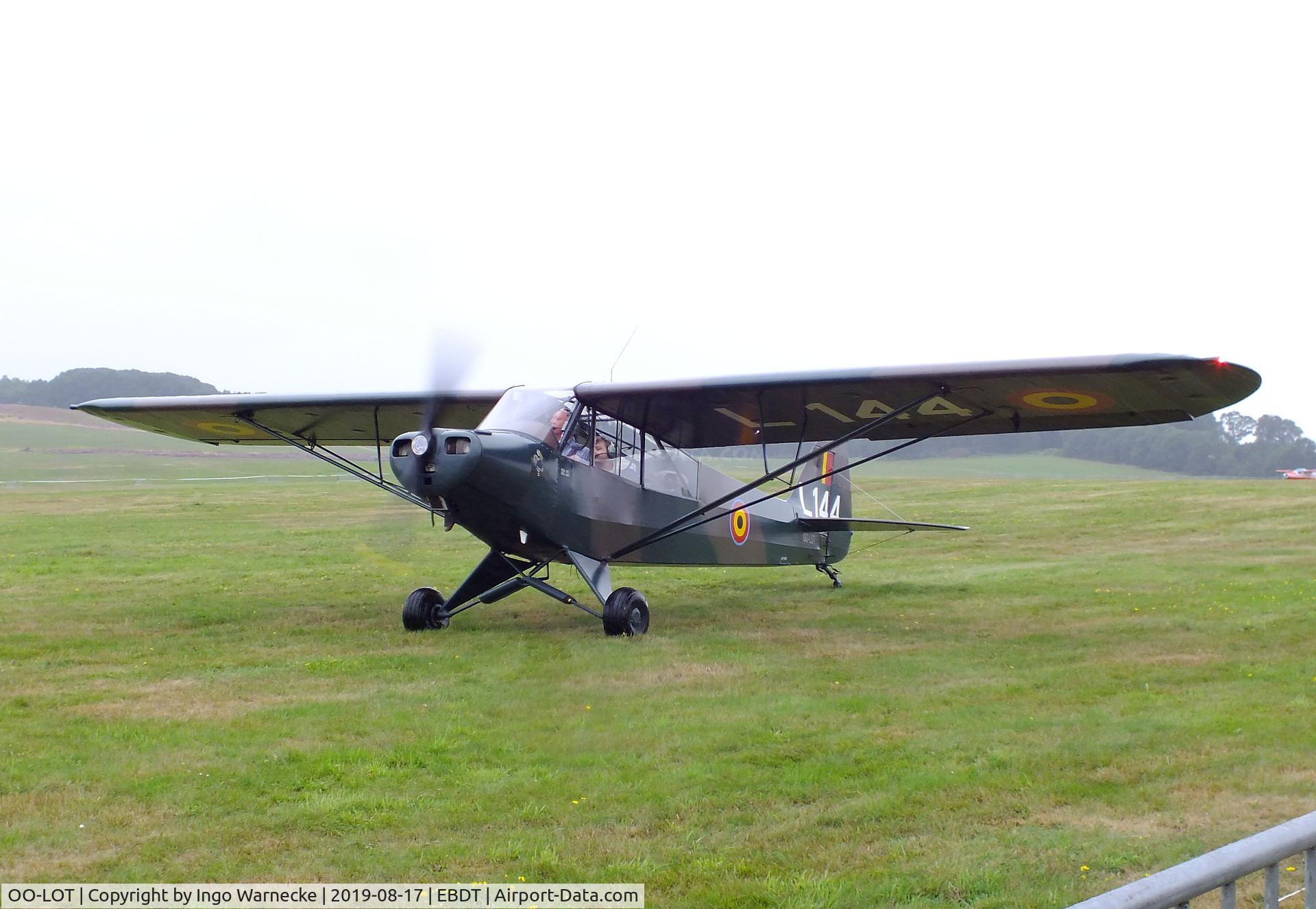 OO-LOT, 1953 Piper L-18C Super Cub (PA-18-95) C/N 18-3218, Piper L-18C (PA-18-95) Super Cub at the 2019 Fly-in at Diest/Schaffen airfield