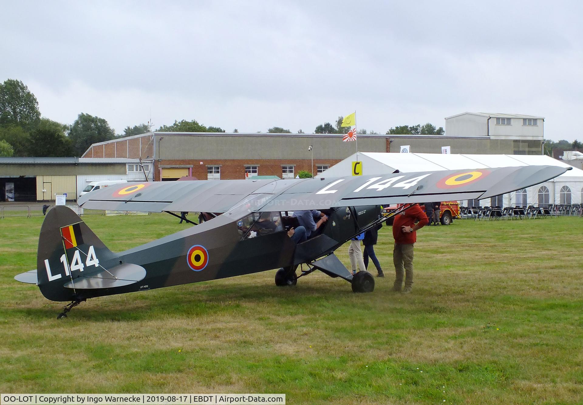 OO-LOT, 1953 Piper L-18C Super Cub (PA-18-95) C/N 18-3218, Piper L-18C (PA-18-95) Super Cub at the 2019 Fly-in at Diest/Schaffen airfield
