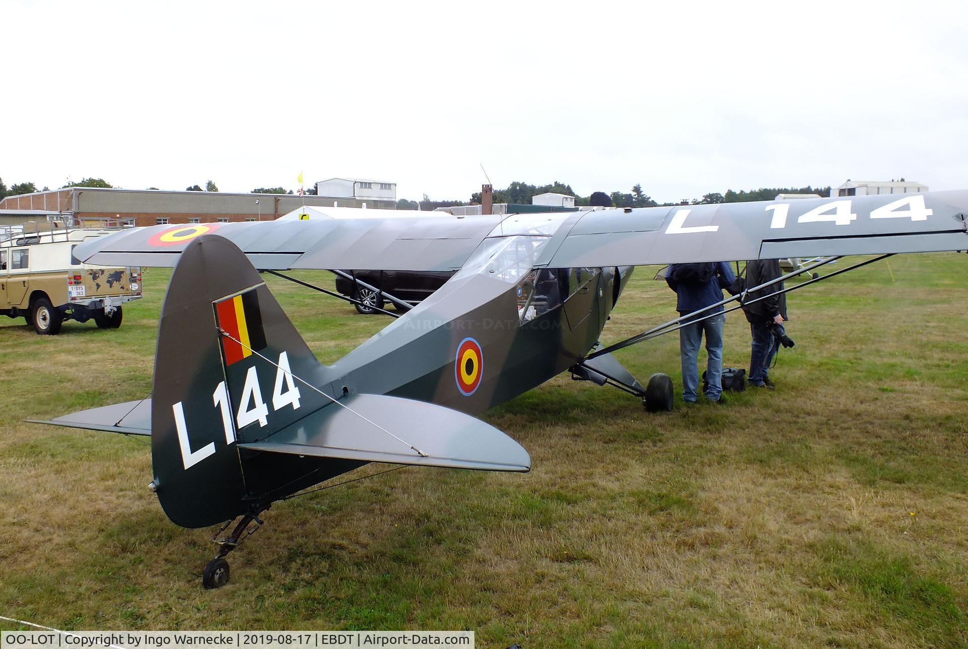 OO-LOT, 1953 Piper L-18C Super Cub (PA-18-95) C/N 18-3218, Piper L-18C (PA-18-95) Super Cub at the 2019 Fly-in at Diest/Schaffen airfield