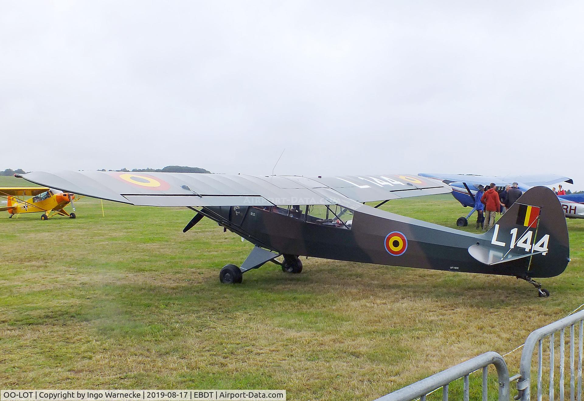 OO-LOT, 1953 Piper L-18C Super Cub (PA-18-95) C/N 18-3218, Piper L-18C (PA-18-95) Super Cub at the 2019 Fly-in at Diest/Schaffen airfield