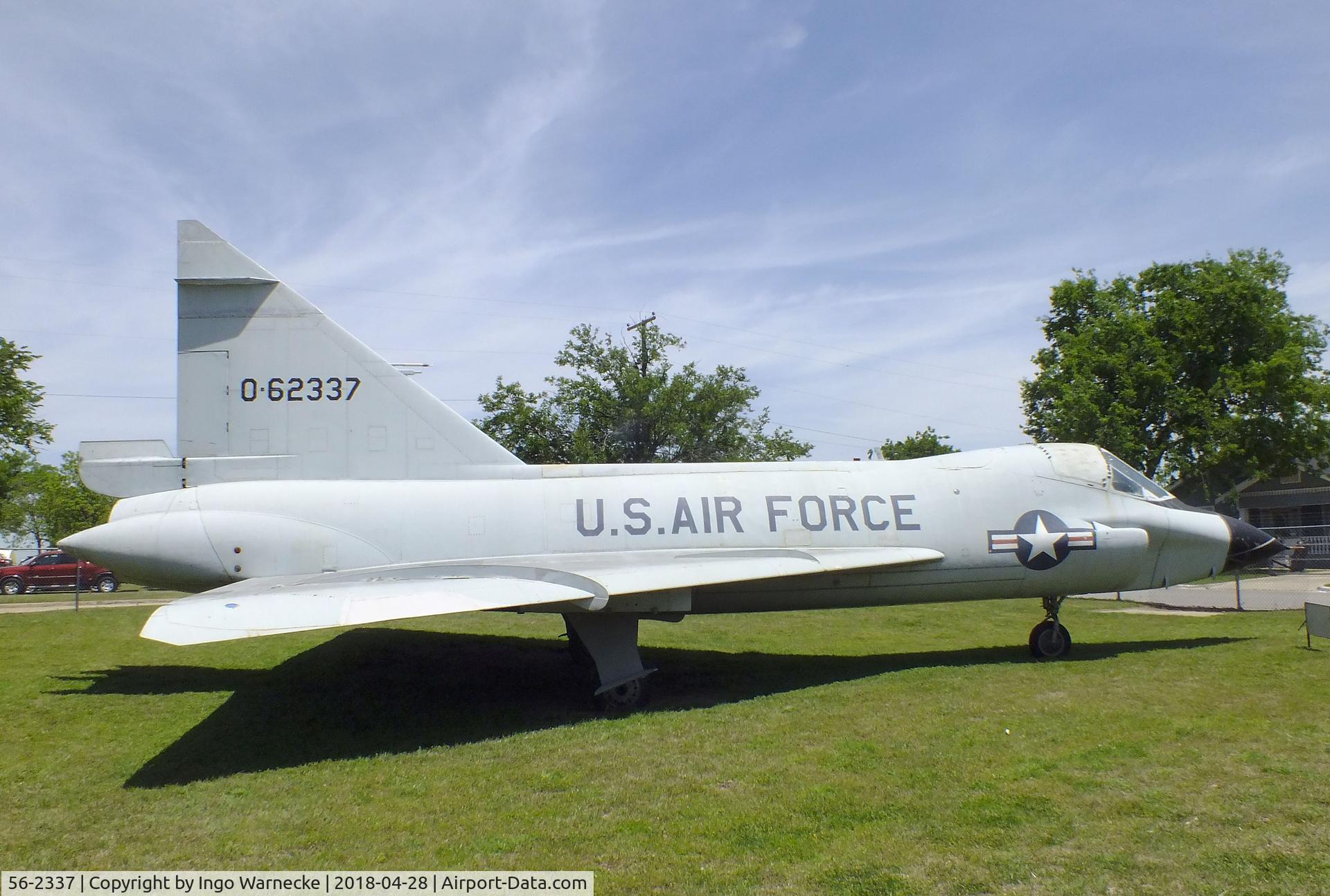 56-2337, 1956 Convair TF-102A Delta Dagger C/N Not found 56-2337, Convair TF-102A Delta Dagger at the Fort Worth Aviation Museum, Fort Worth TX