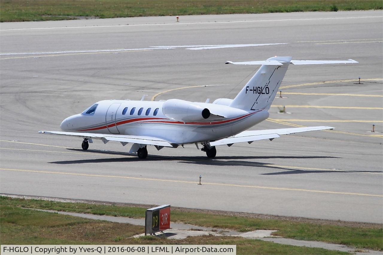 F-HGLO, 2012 Cessna 525C CitationJet CJ4 C/N 525C-0114, Cessna 525C Citation CJ4, Lining up rwy 31R, Marseille-Provence Airport (LFML-MRS)