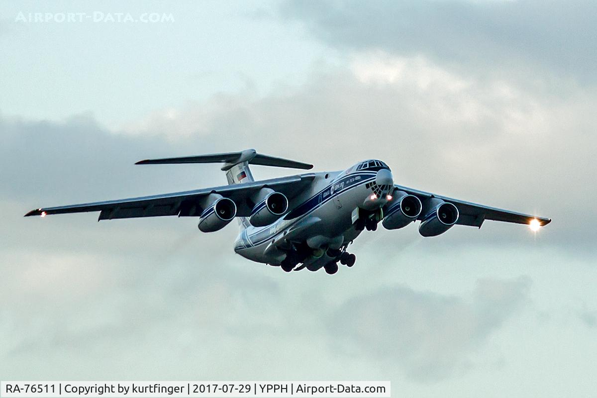 RA-76511, 2012 Ilyushin Il-76TD-90VD C/N 2123422750, IL-76TD-90VD  Volga-Dneper RA-76511 departed Rwy 21 YPPH 290717. IMG_2778
