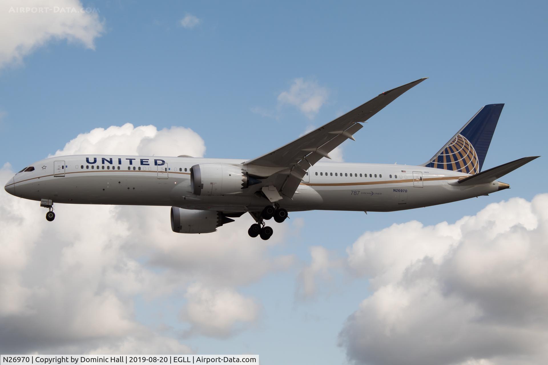N26970, 2017 Boeing 787-9 Dreamliner C/N 60146, Landing RWY 27R
