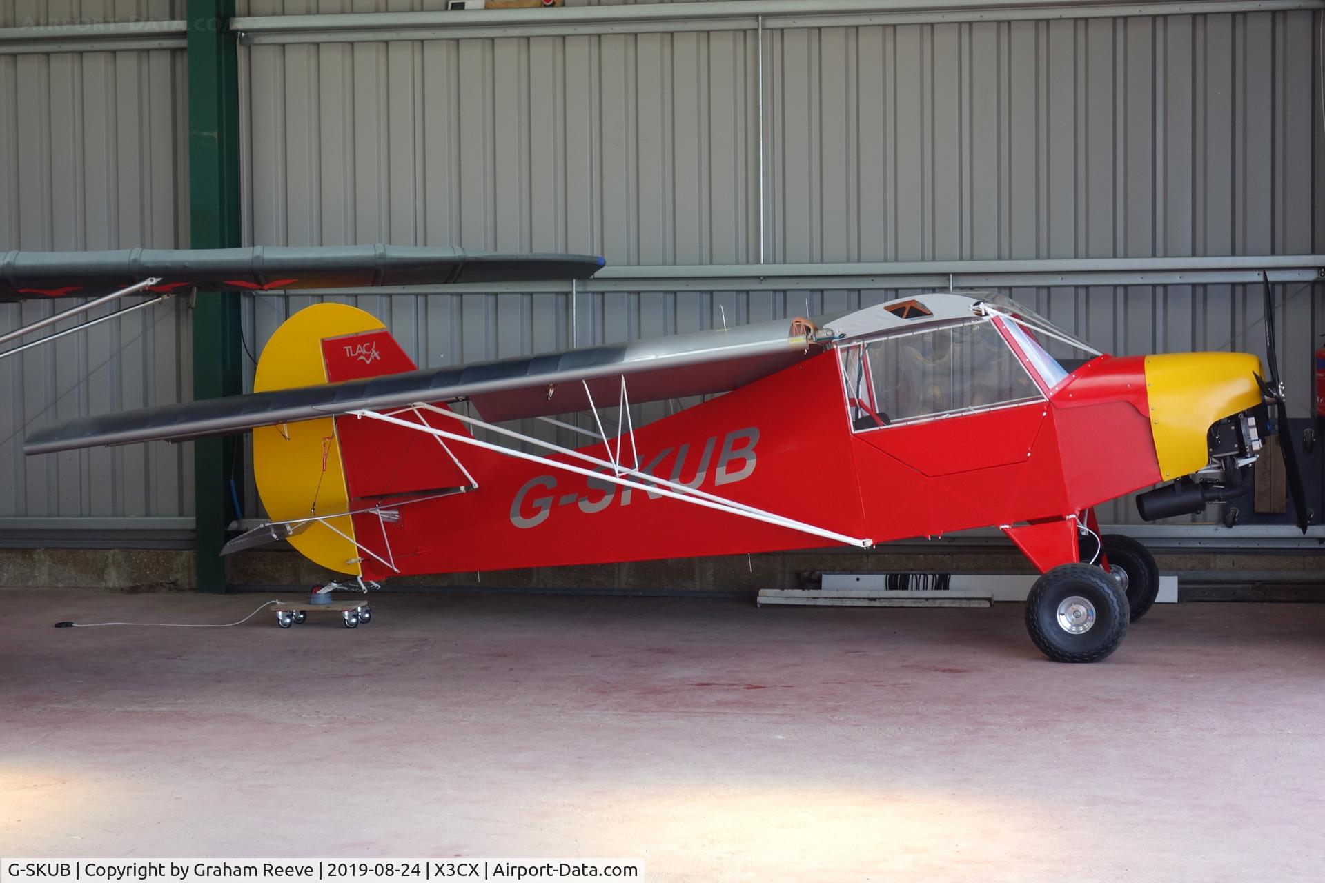 G-SKUB, 2019 The Light Aircraft Company Sherwood KUB C/N TLAC-3-002, Parked at Northrepps.