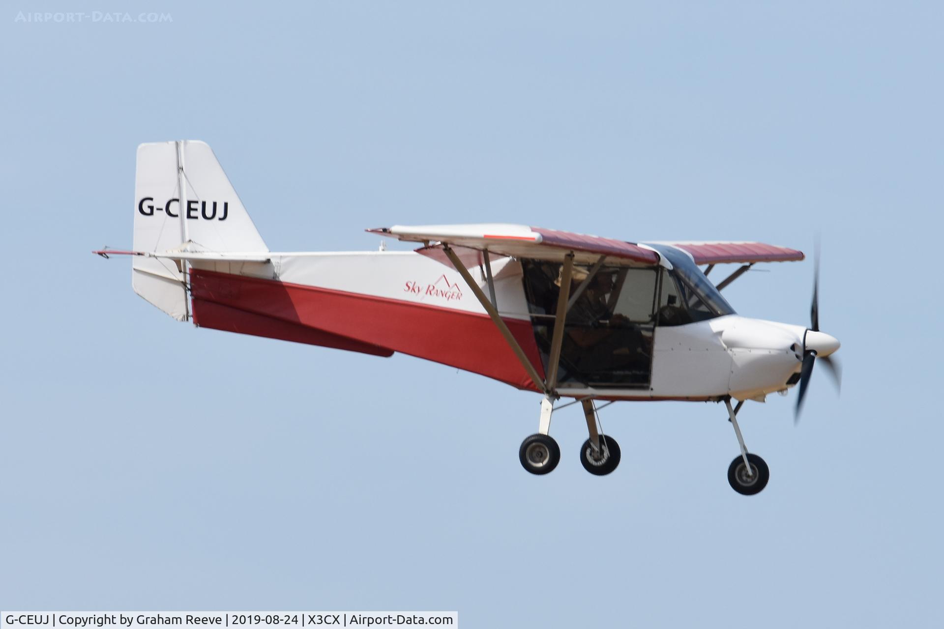 G-CEUJ, 2007 Skyranger Swift 912S(1) C/N BMAA/HB/548, Landing at Northrepps.