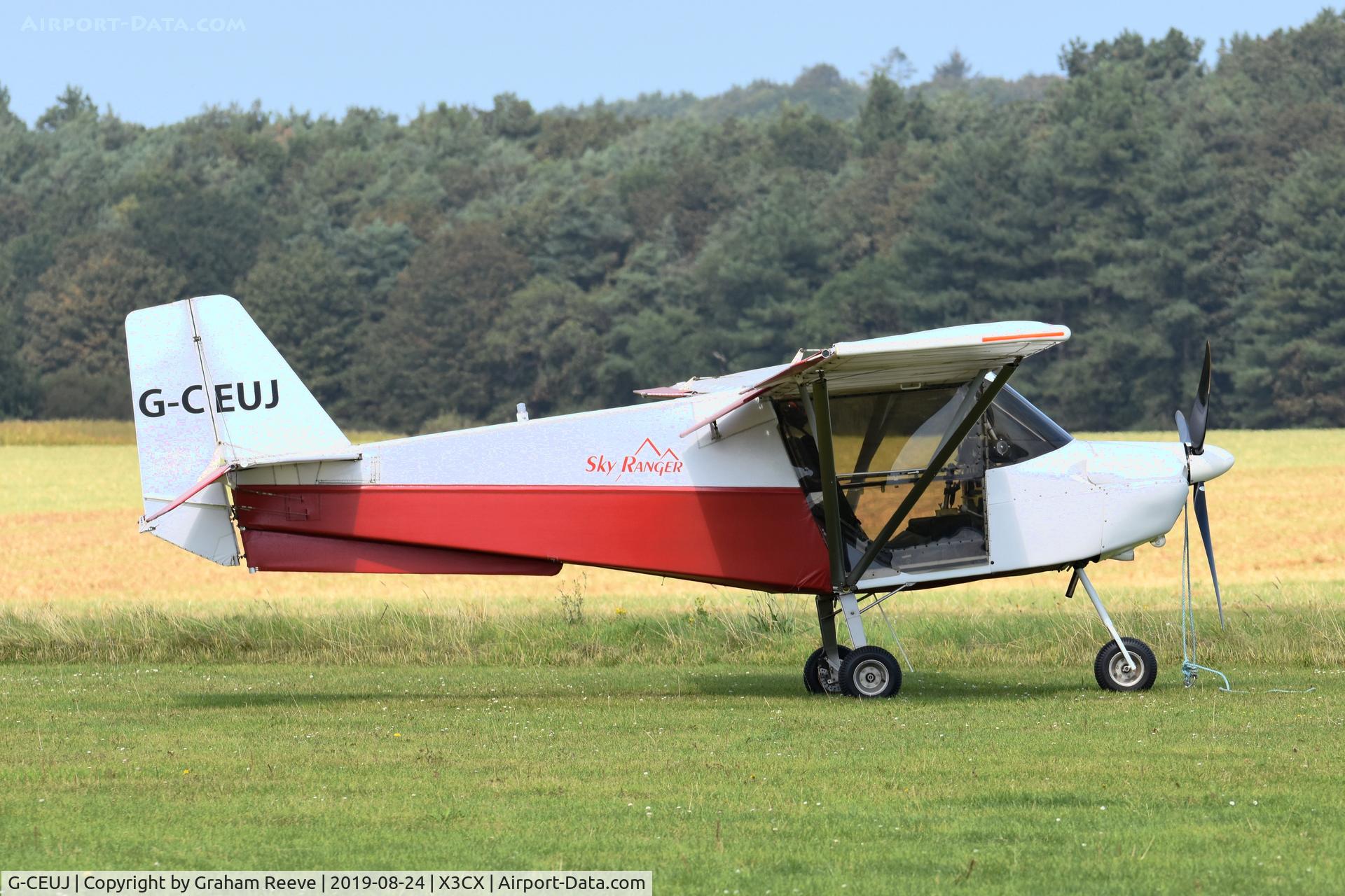 G-CEUJ, 2007 Skyranger Swift 912S(1) C/N BMAA/HB/548, Parked at Northrepps.