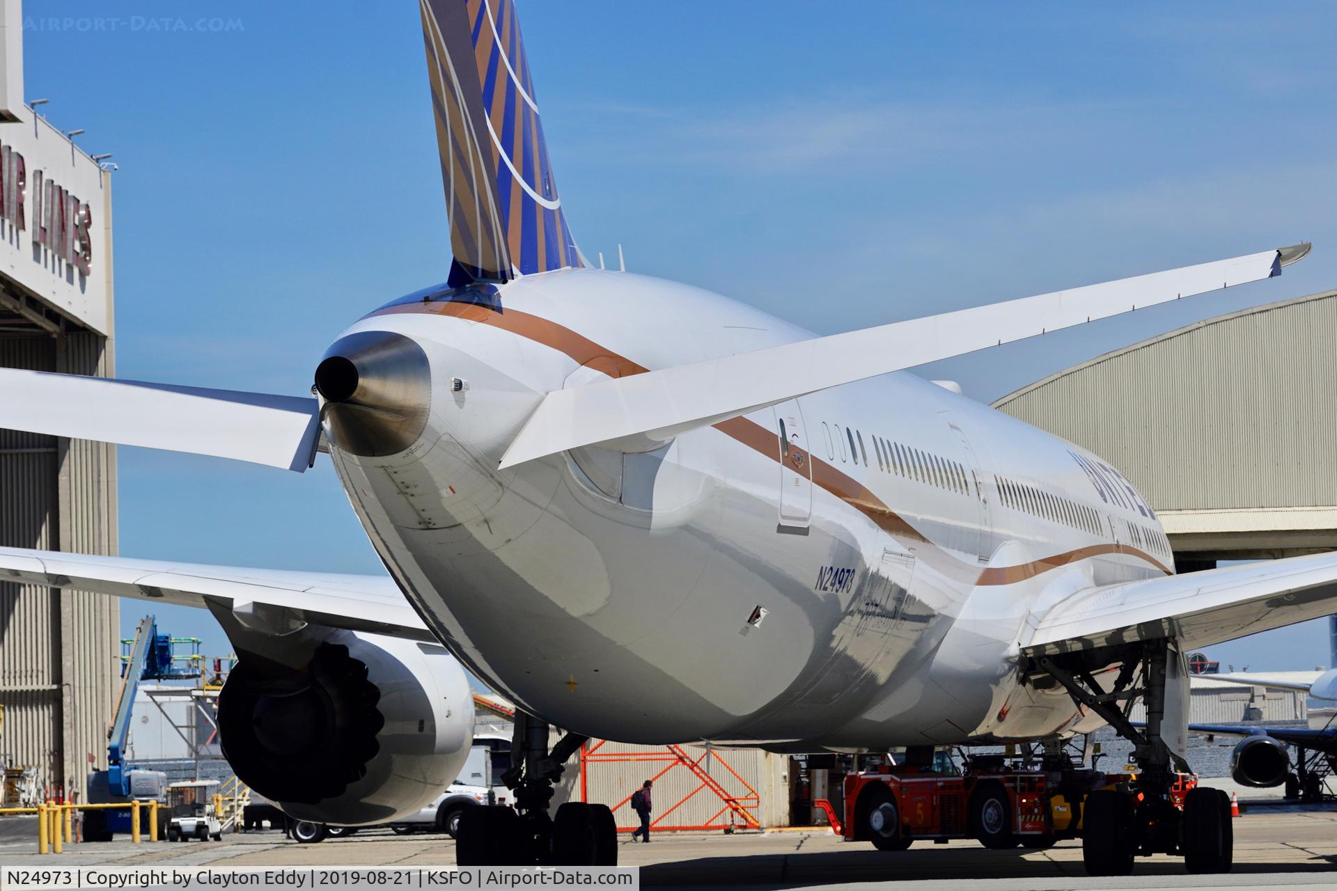 N24973, 2018 Boeing 787-9 Dreamliner Dreamliner C/N 40941, SFO 2019.