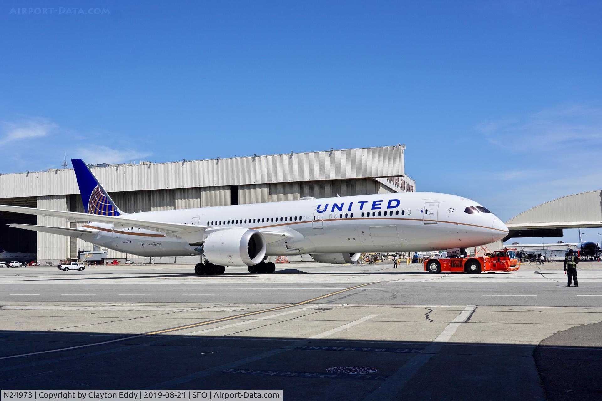 N24973, 2018 Boeing 787-9 Dreamliner Dreamliner C/N 40941, SFO 2019.