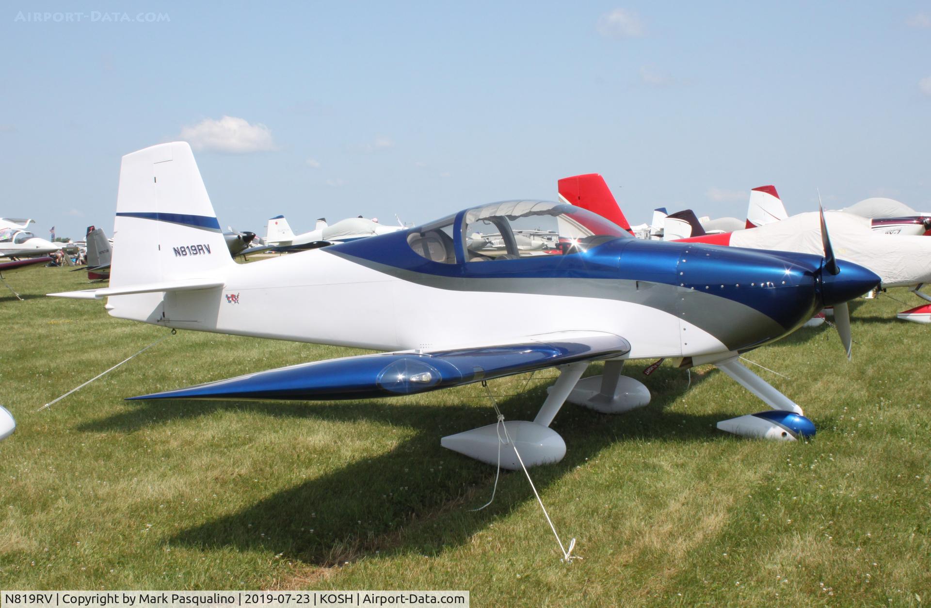 N819RV, 2016 Vans RV-7A C/N 73888, Vans RV-7A