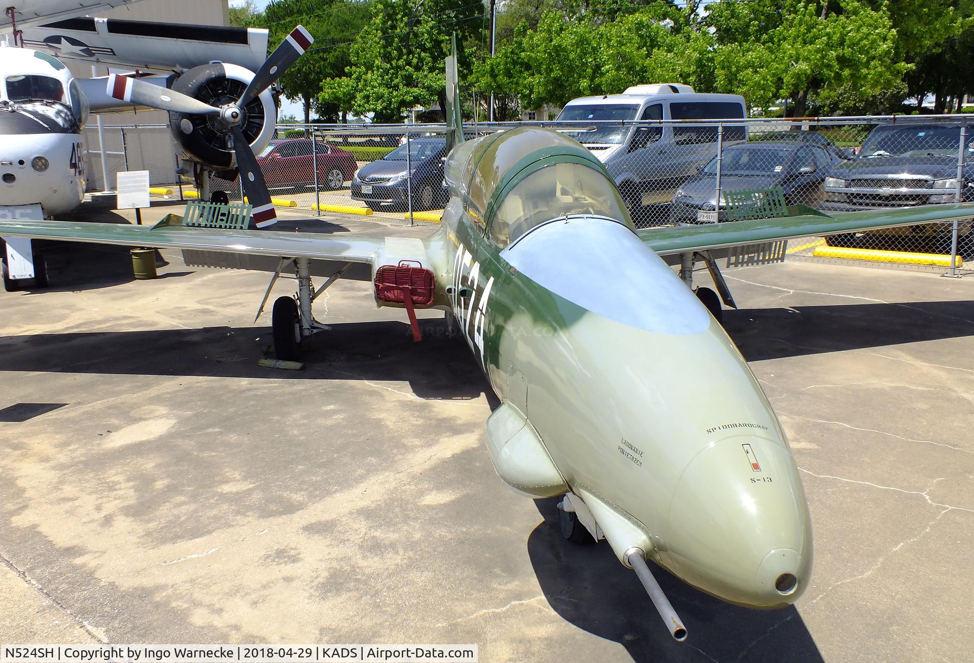 N524SH, PZL-Mielec TS-11 Iskra C/N 1H0524, PZL-Mielec TS-11 Iskra at the Cavanaugh Flight Museum, Addison TX