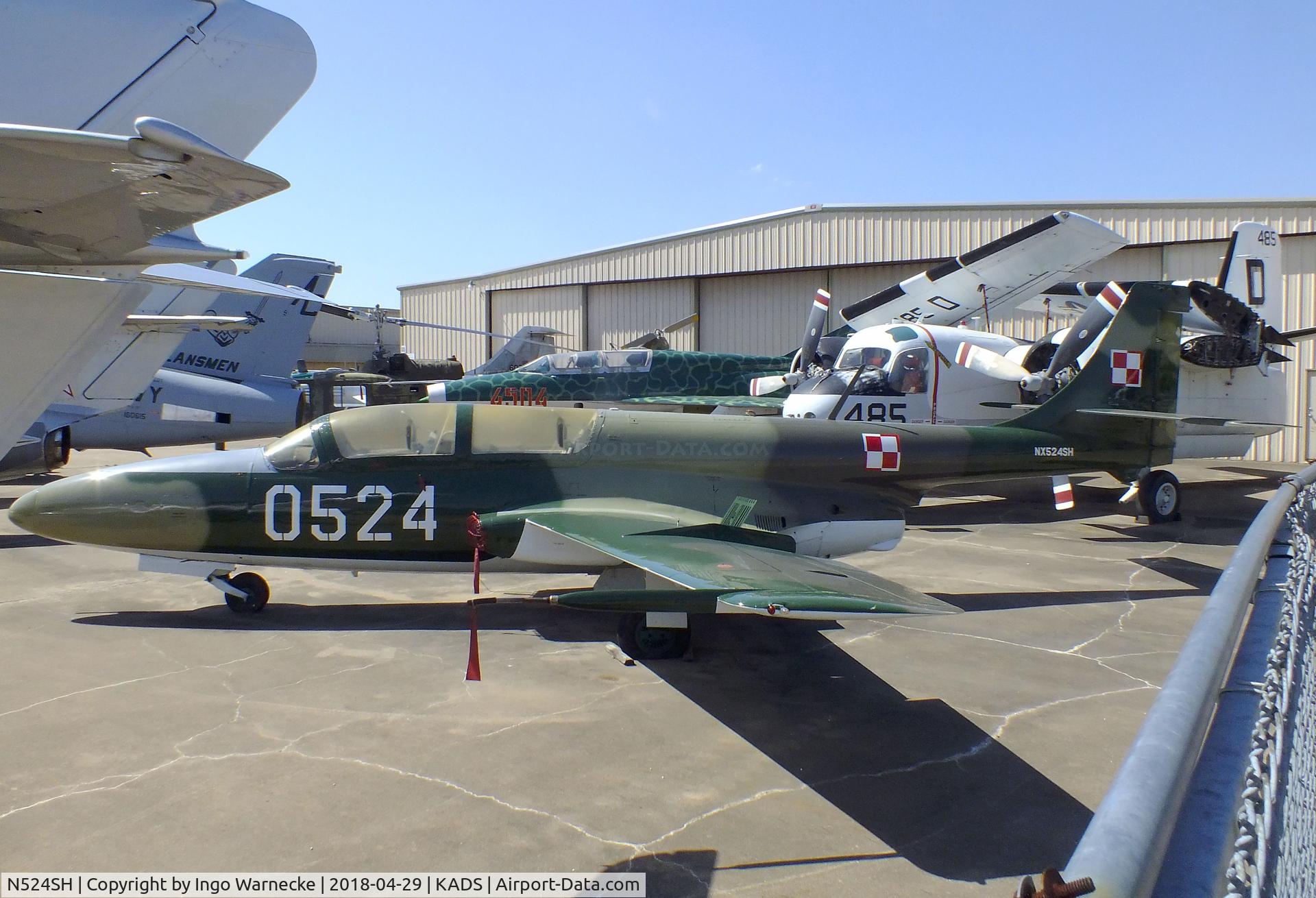 N524SH, PZL-Mielec TS-11 Iskra C/N 1H0524, PZL-Mielec TS-11 Iskra at the Cavanaugh Flight Museum, Addison TX