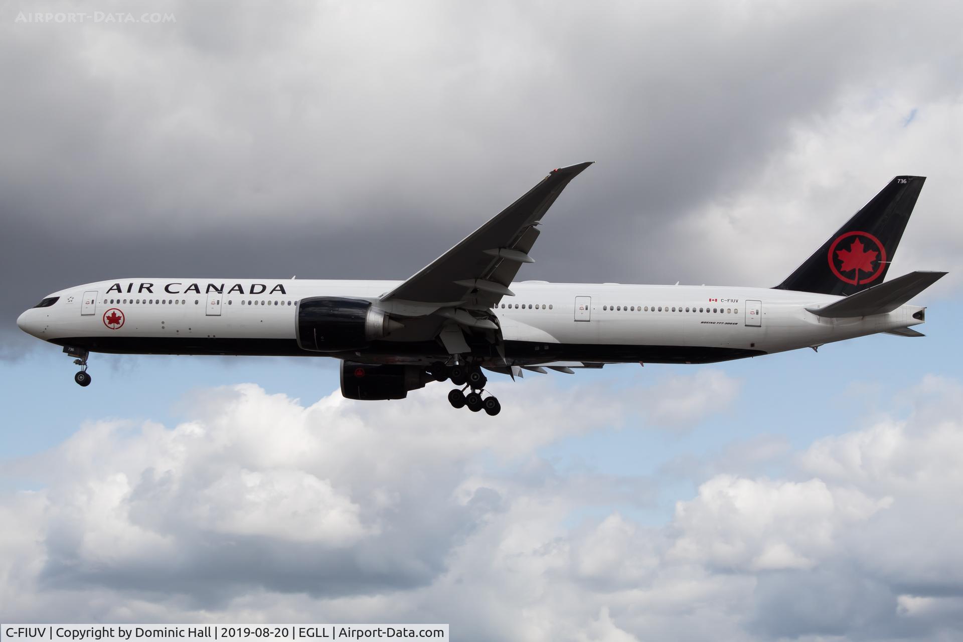 C-FIUV, 2008 Boeing 777-333/ER C/N 35248, Landing RWY 27R