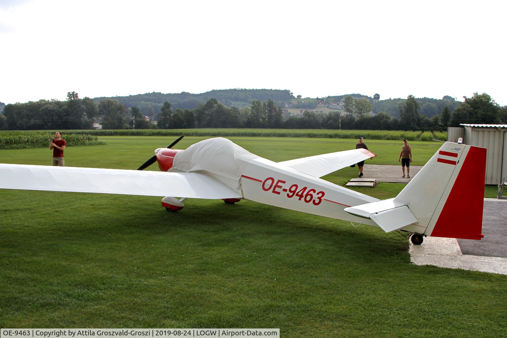 OE-9463, 1995 Scheibe SF 25C Falke C/N 44573, LOGW - Weiz Airport, Austria