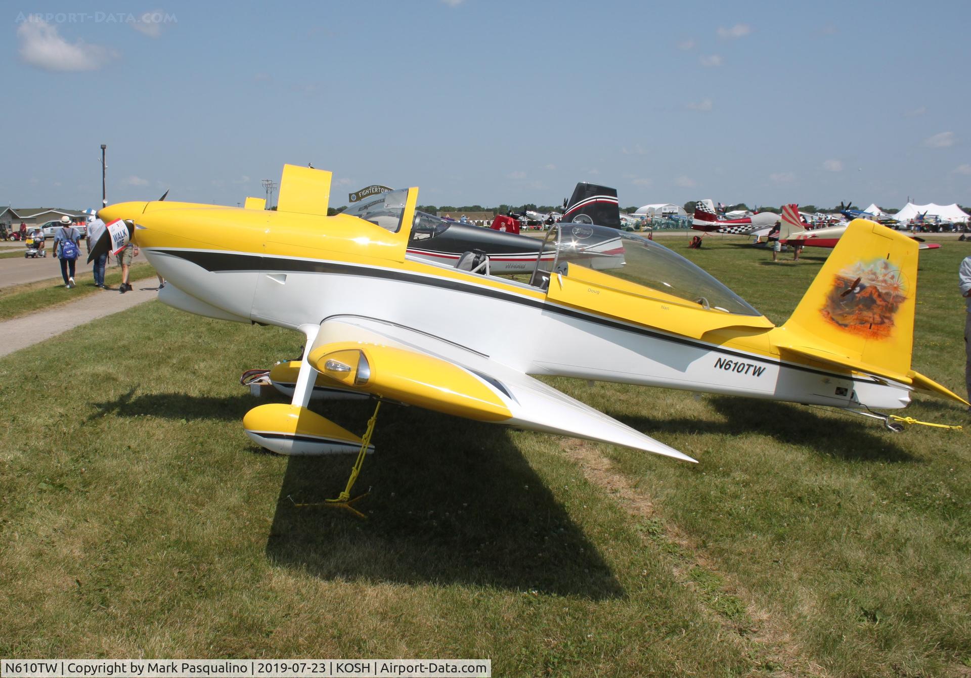 N610TW, 2017 Vans RV-8 C/N 83466, Vans RV-8