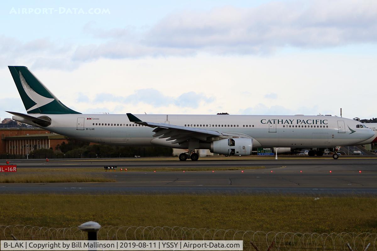 B-LAK, 2010 Airbus A330-343X C/N 1196, in from HKG