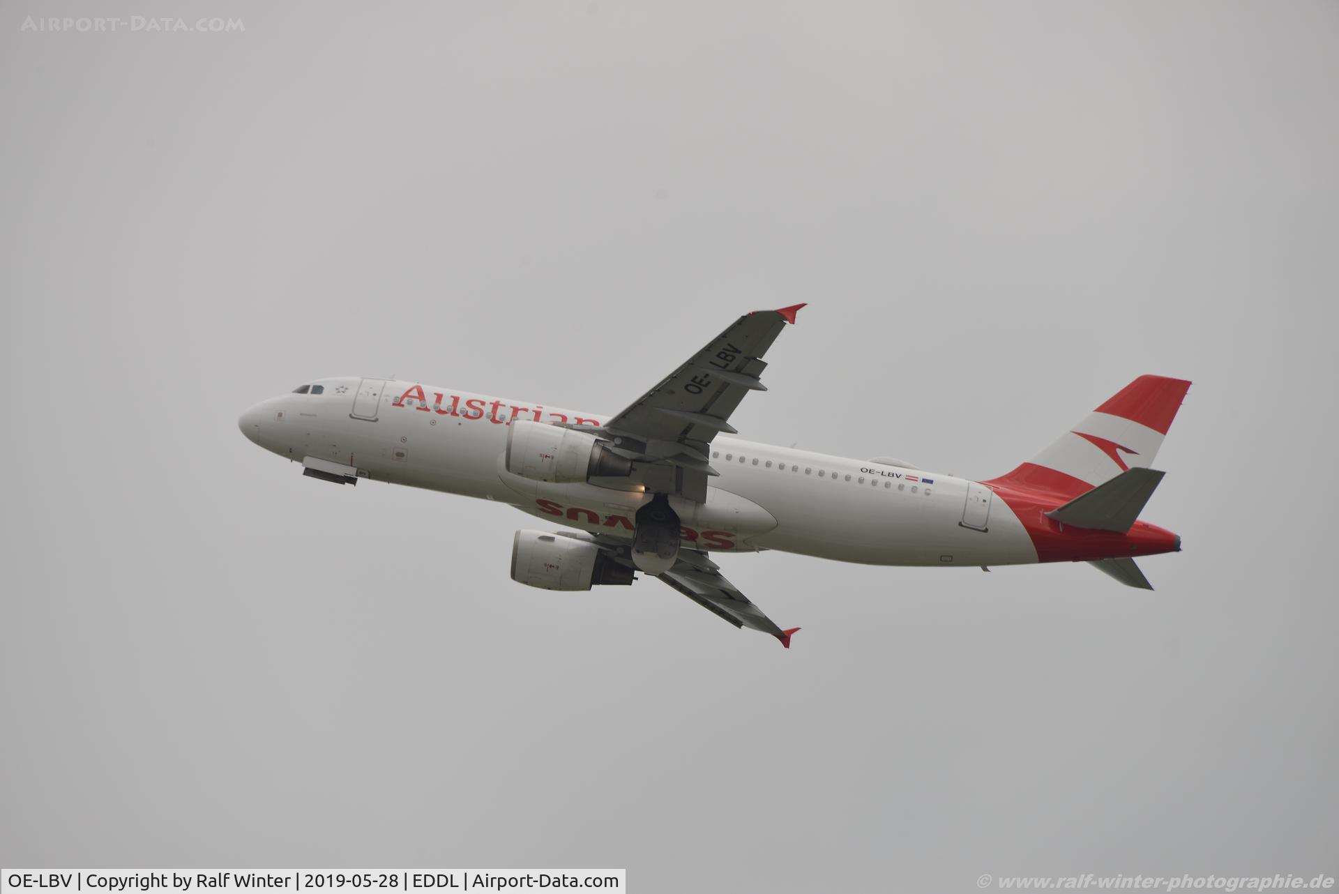 OE-LBV, 2000 Airbus A320-214 C/N 1385, Airbus A320-214 - OS AUA Austrian Airlines 'Weinviertel' - 1385 - OE-LBV - 28.05.2019 - DUS