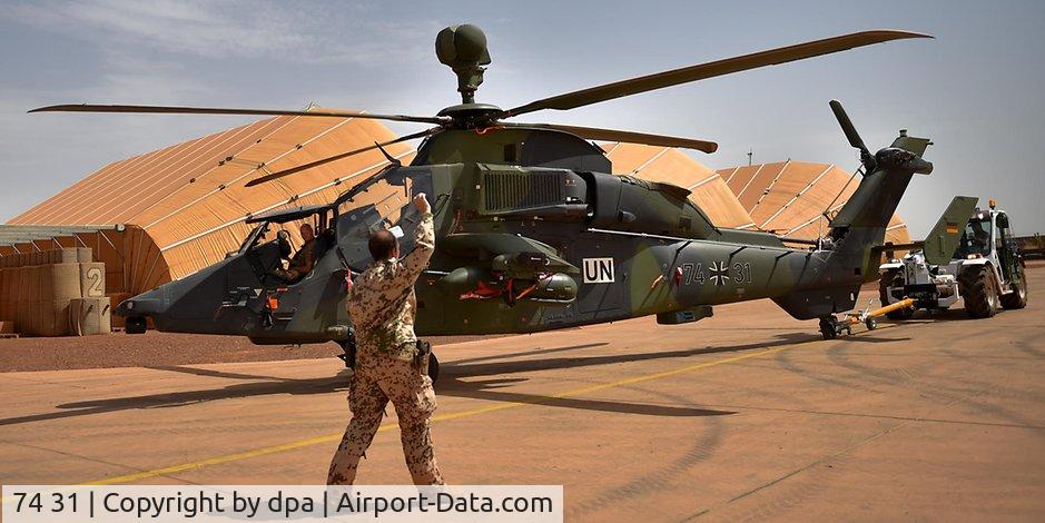 74 31, Eurocopter EC-665 Tiger UHT C/N 1031/UHT31, Tigre