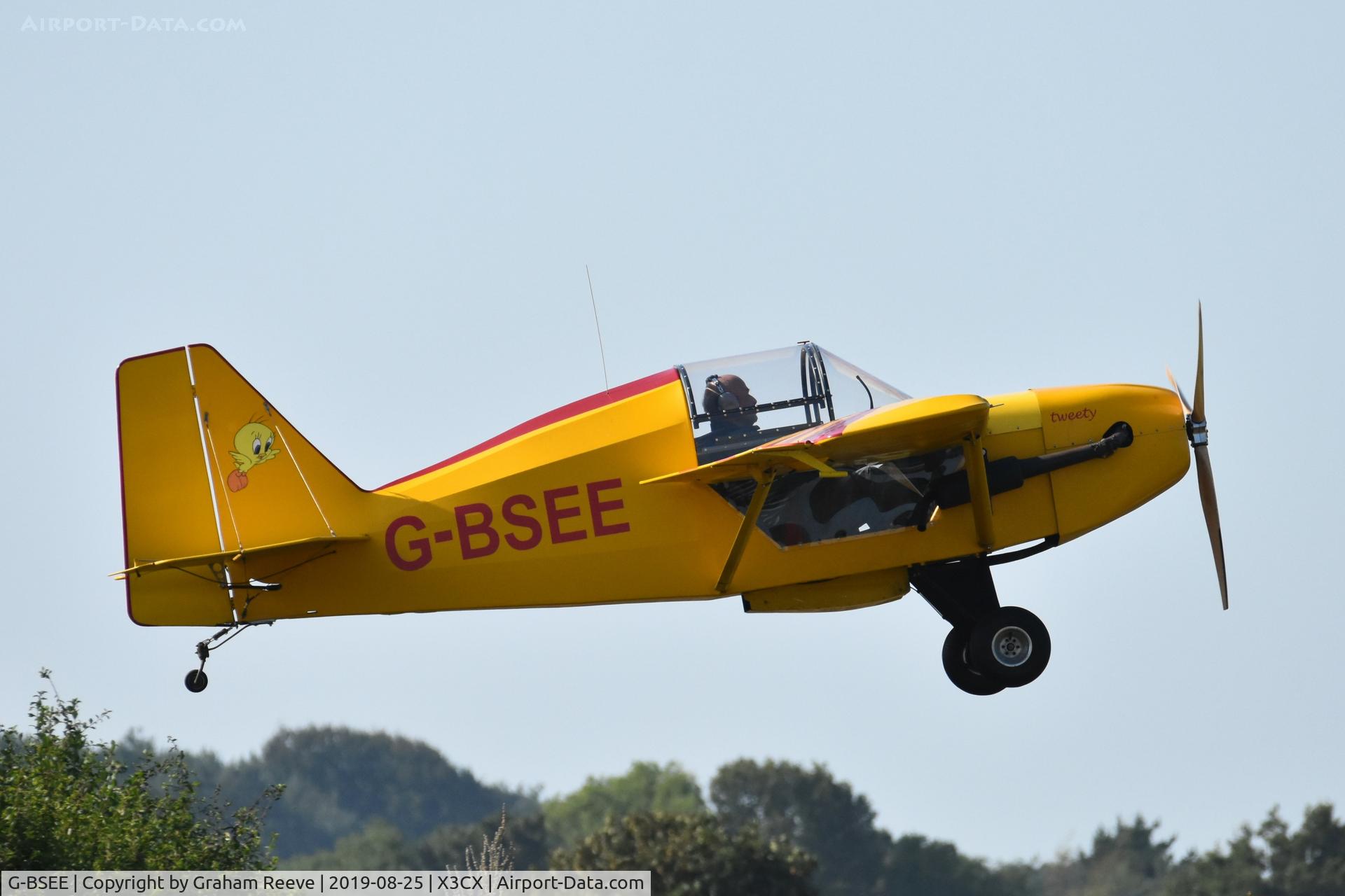 G-BSEE, 1990 Rans S-9 Chaos C/N PFA 196-11635, Landing at Northrepps.