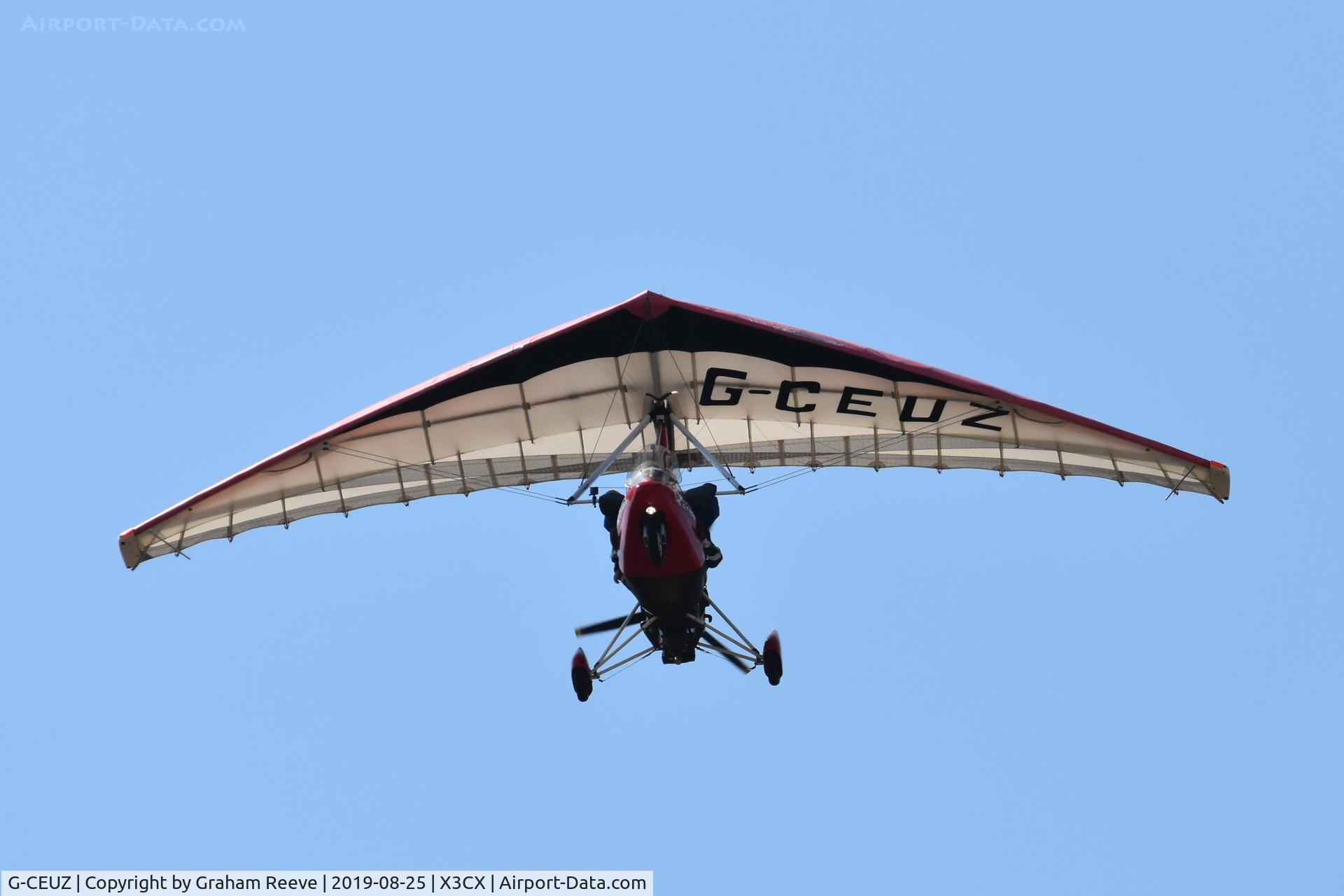 G-CEUZ, 2007 P&M Aviation Quik GT450 C/N 8321, Overhead at Northrepps.