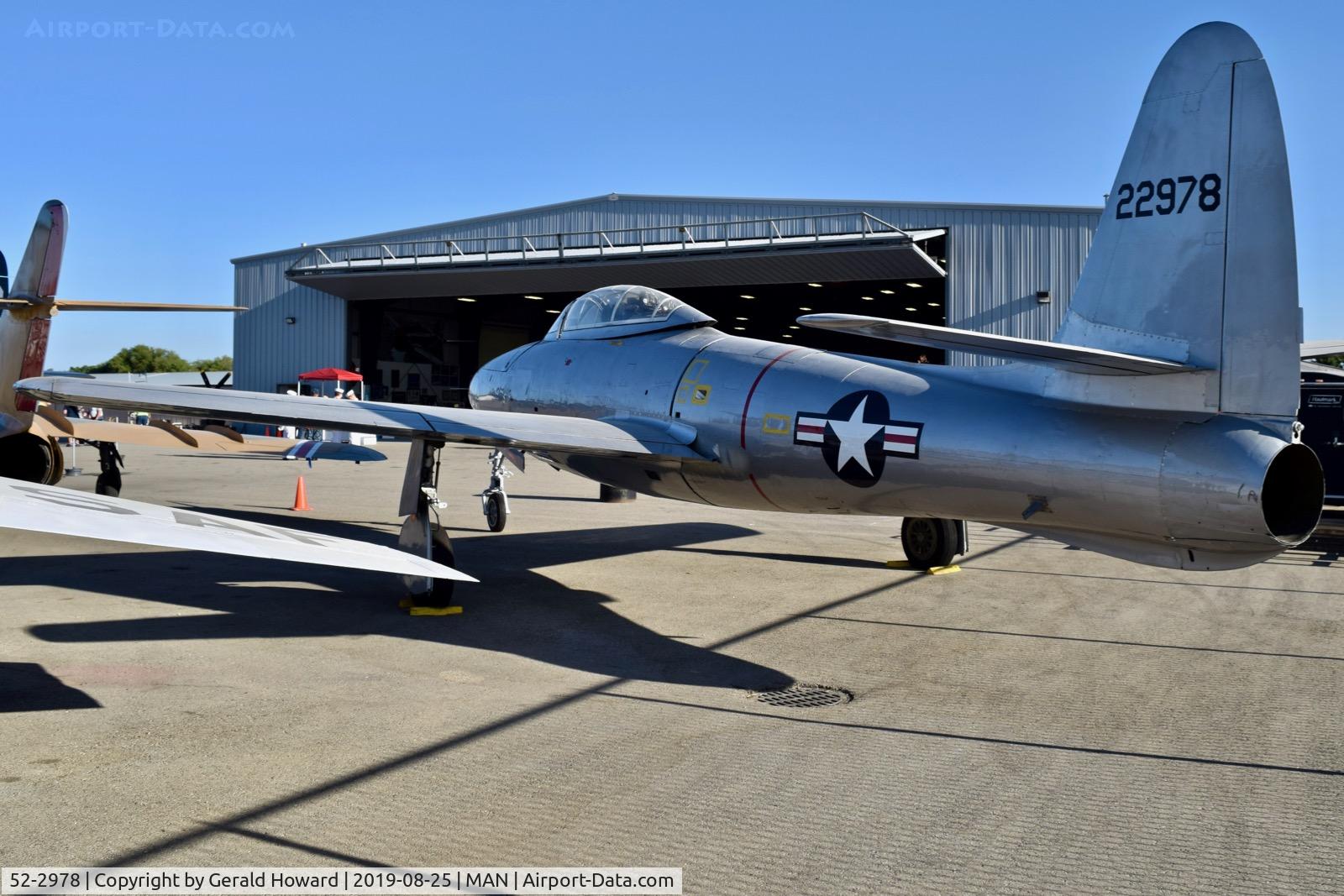 52-2978, 1952 Republic F-84G Thunderjet C/N 3050-1897B, Parked at the Warhawk Air Museum, Nampa Airport, Idaho for restoration.