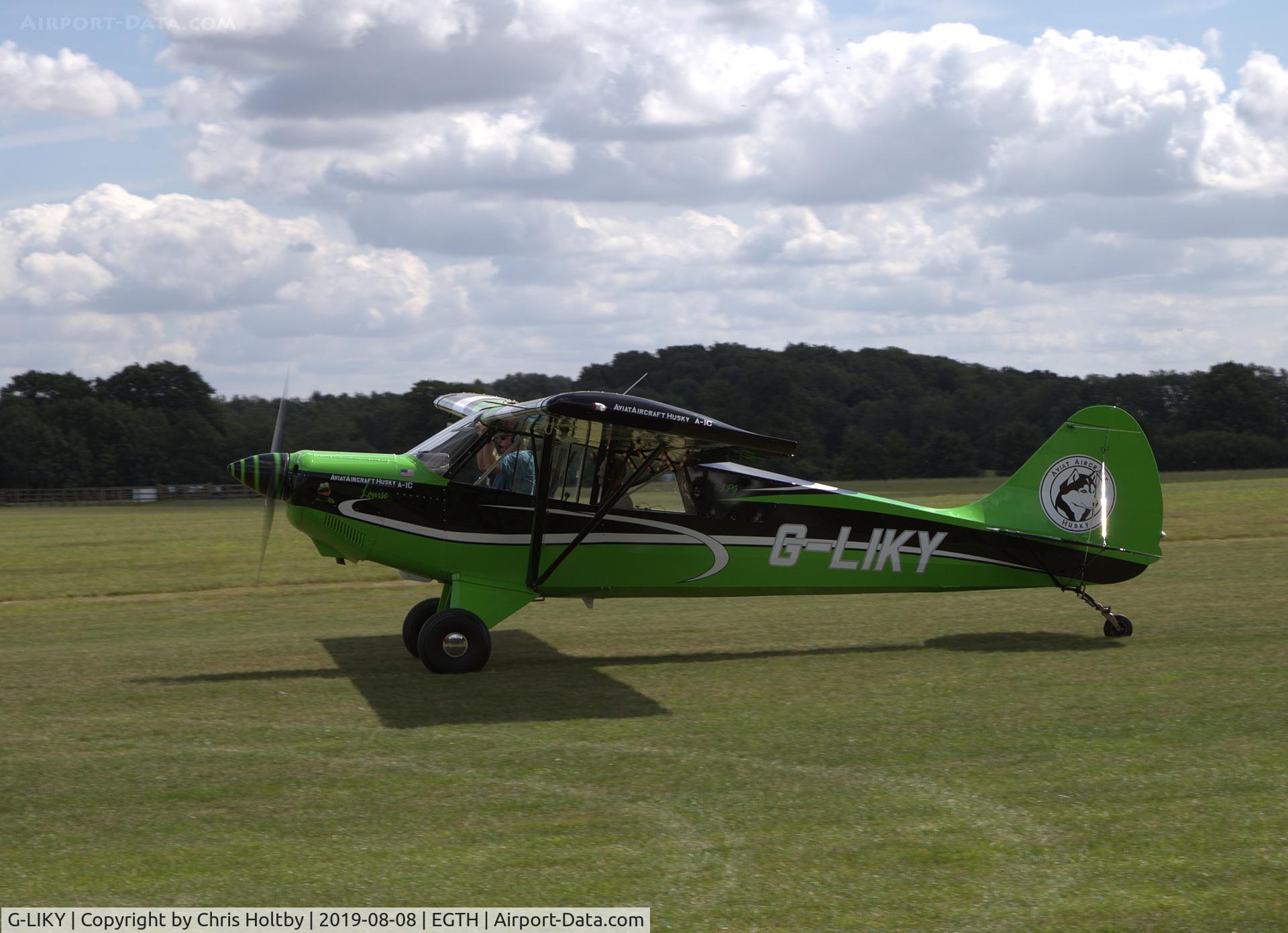 G-LIKY, 2015 Aviat A-1C-180 Husky C/N 3254, Aviat Husky at Old Warden's Gathering of Moths Day 2019