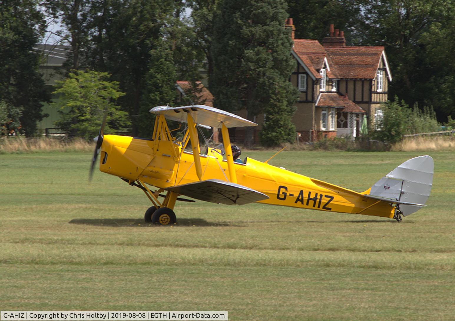 G-AHIZ, 1944 De Havilland DH-82A Tiger Moth II C/N 4610, 1944 Tiger Moth at the Gathering of Moths Day 2019 at Old Warden