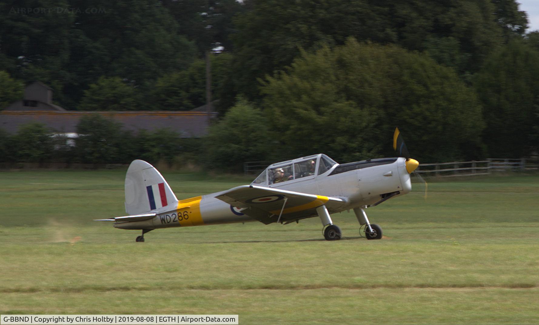 G-BBND, 1950 De Havilland DHC-1 Chipmunk T.10 C/N C1/0225, 1950 Chipmunk at Old Warden's Gathering of Moths Day 2019