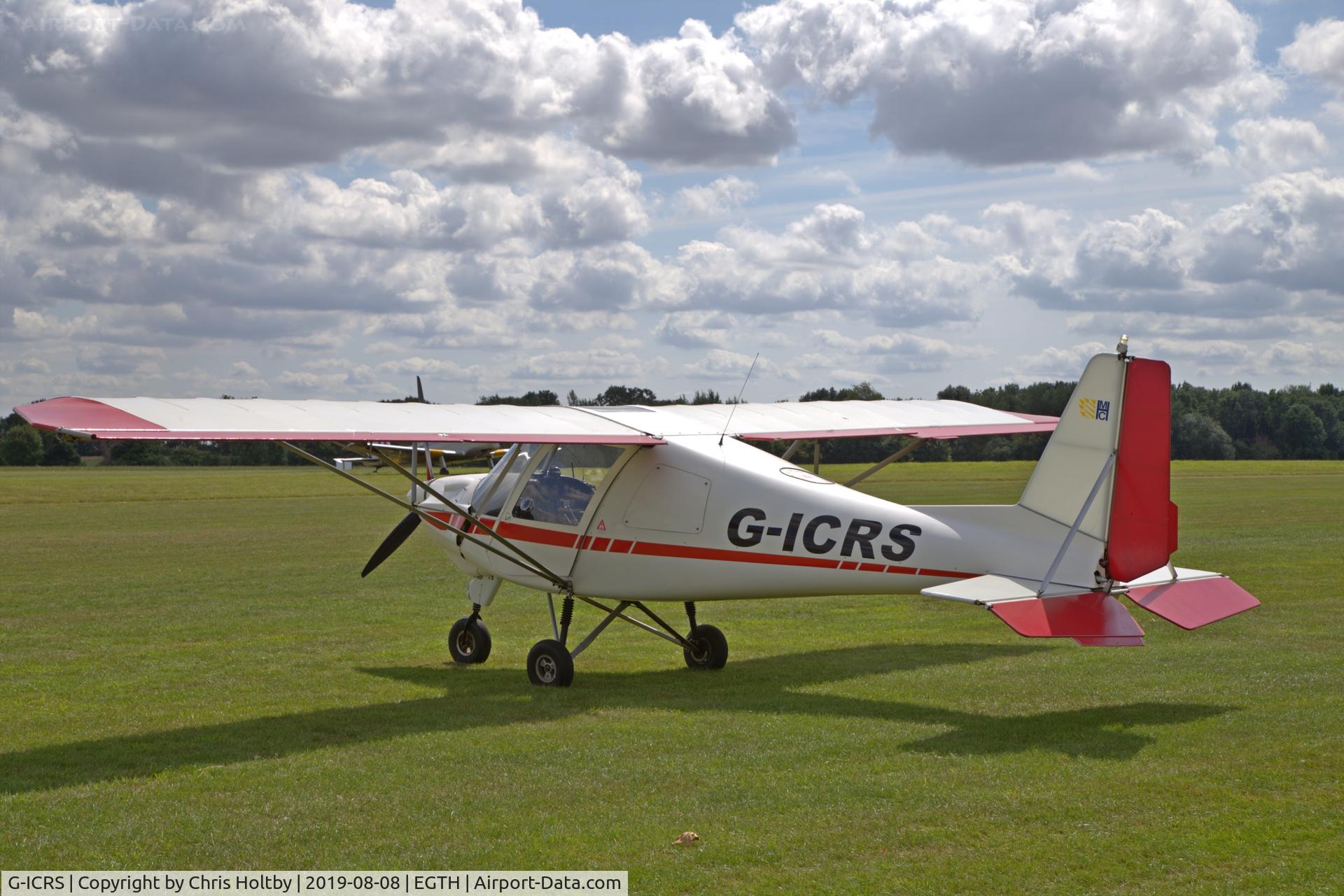 G-ICRS, 2002 Comco Ikarus C42 FB UK C/N PFA 322-13873, Ikarus C42 at Old Warden's Gathering of Moths Day 2019