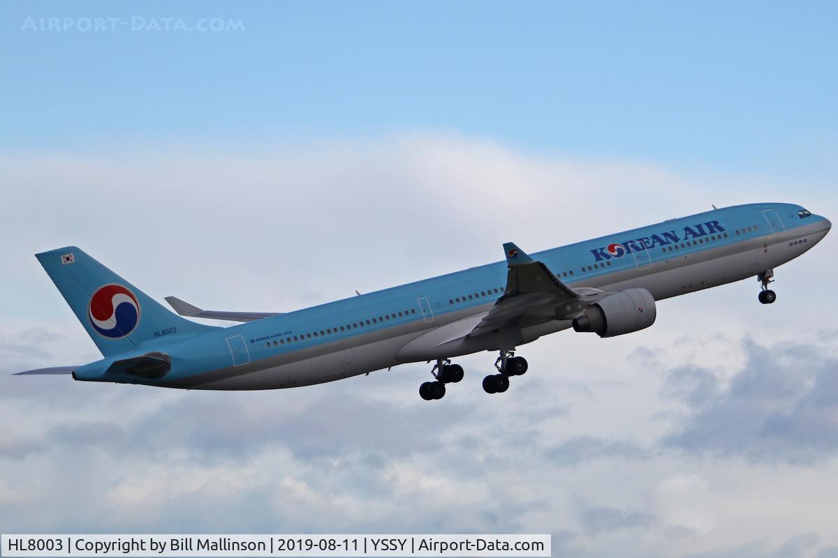 HL8003, 2014 Airbus A330-323 C/N 1590, home to SEL