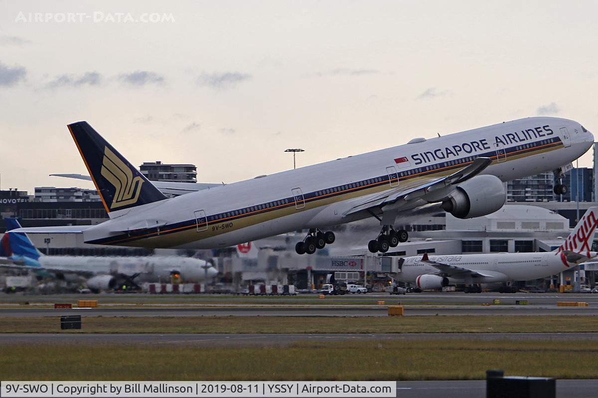 9V-SWO, 2008 Boeing 777-312/ER C/N 34580, home to SIN