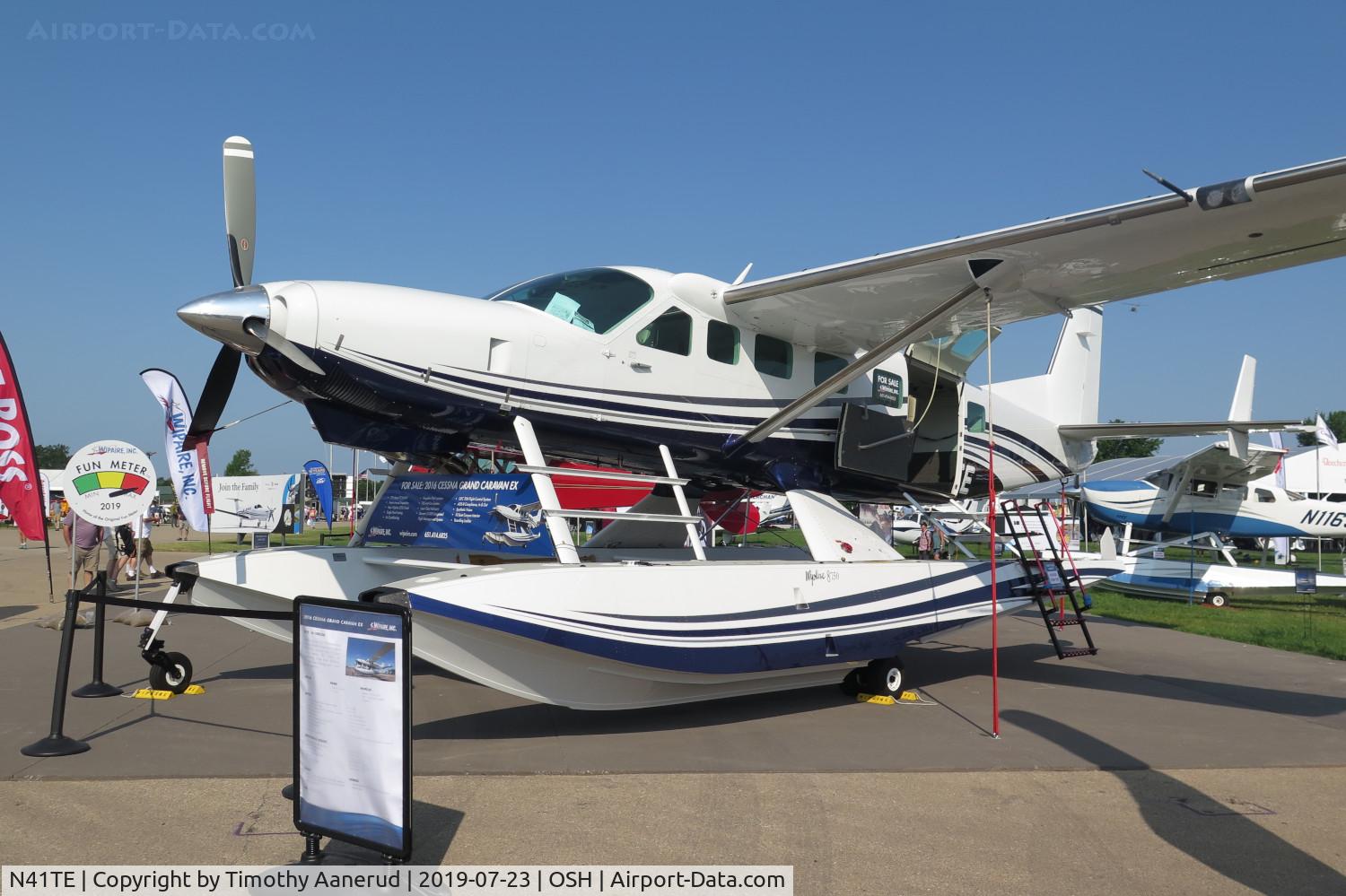 N41TE, 2016 Cessna 208B Grand Caravan EX C/N 208B5268, 2016 TEXTRON AVIATION INC 208B, c/n: 208B5268
Wipline Floats