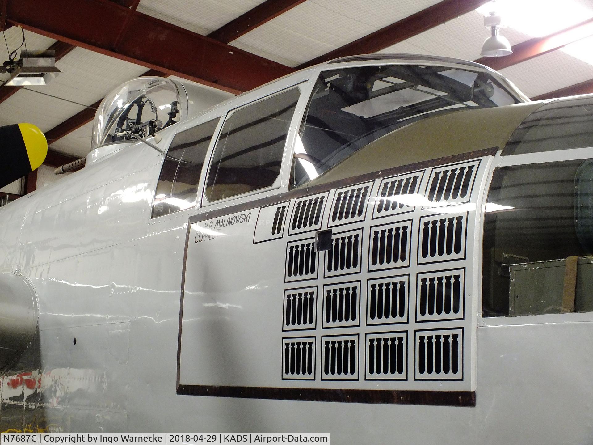 N7687C, 1944 North American TB-25N Mitchell C/N 108-32200, North American TB-25N Mitchell at the Cavanaugh Flight Museum, Addison TX