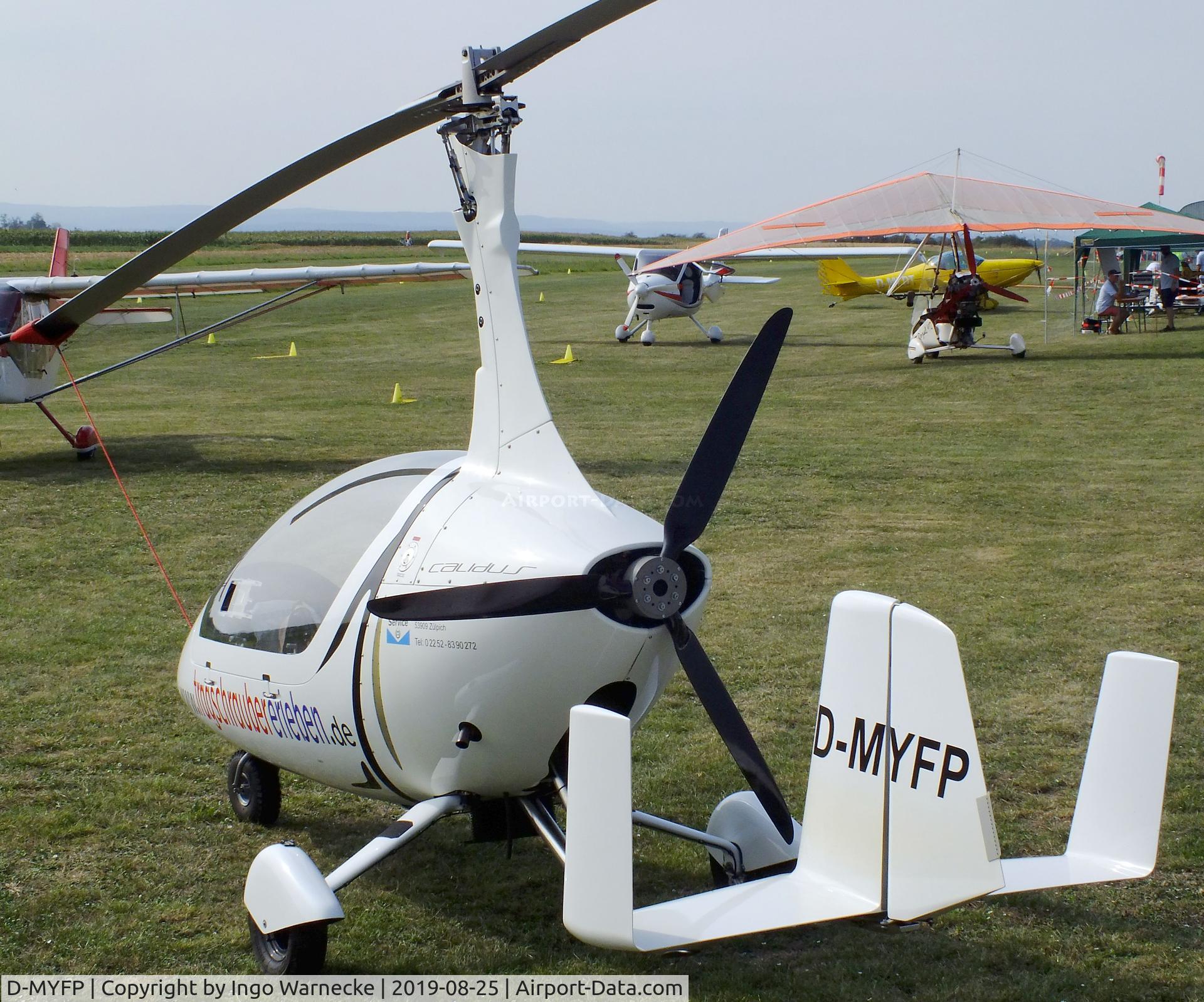 D-MYFP, AutoGyro Calidus C/N not foung D-Myfp, AutoGyro Calidus at the 2019 Flugplatz-Wiesenfest airfield display at Weilerswist-Müggenhausen ultralight airfield