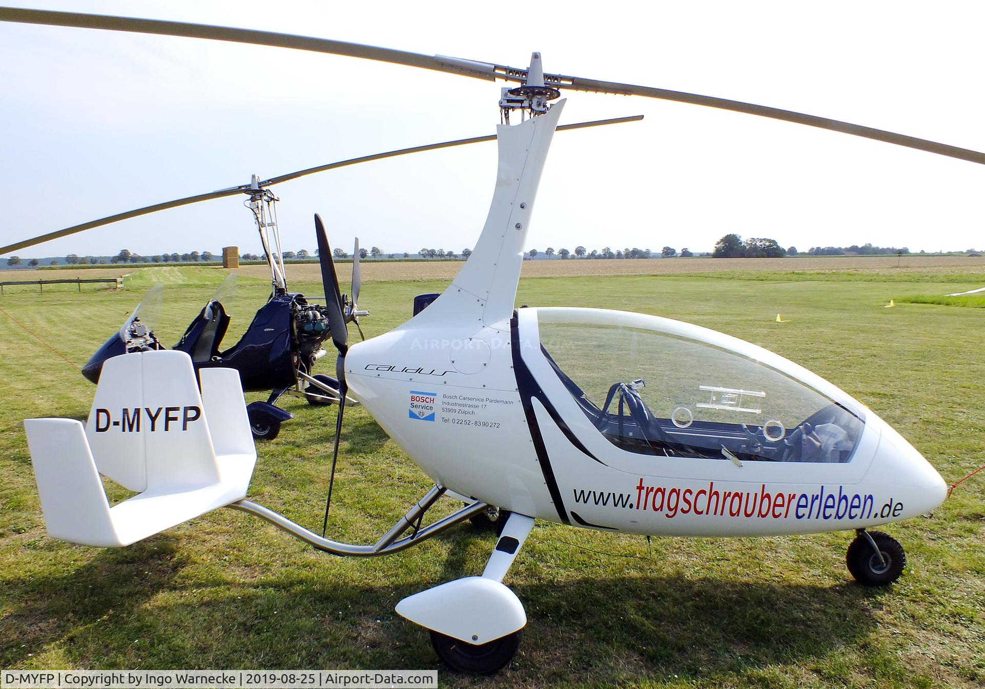 D-MYFP, AutoGyro Calidus C/N not foung D-Myfp, AutoGyro Calidus at the 2019 Flugplatz-Wiesenfest airfield display at Weilerswist-Müggenhausen ultralight airfield