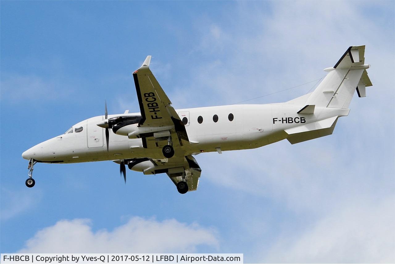 F-HBCB, 1999 Raytheon 1900D C/N UE-390, Raytheon 1900D, On final rwy 23, Bordeaux-Mérignac airport (LFBD-BOD)