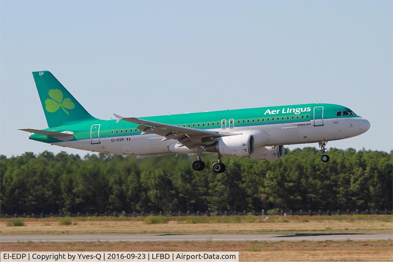 EI-EDP, 2009 Airbus A320-216 C/N 3781, Airbus A320-216, Landing rwy 05, Bordeaux Mérignac airport (LFBD-BOD)