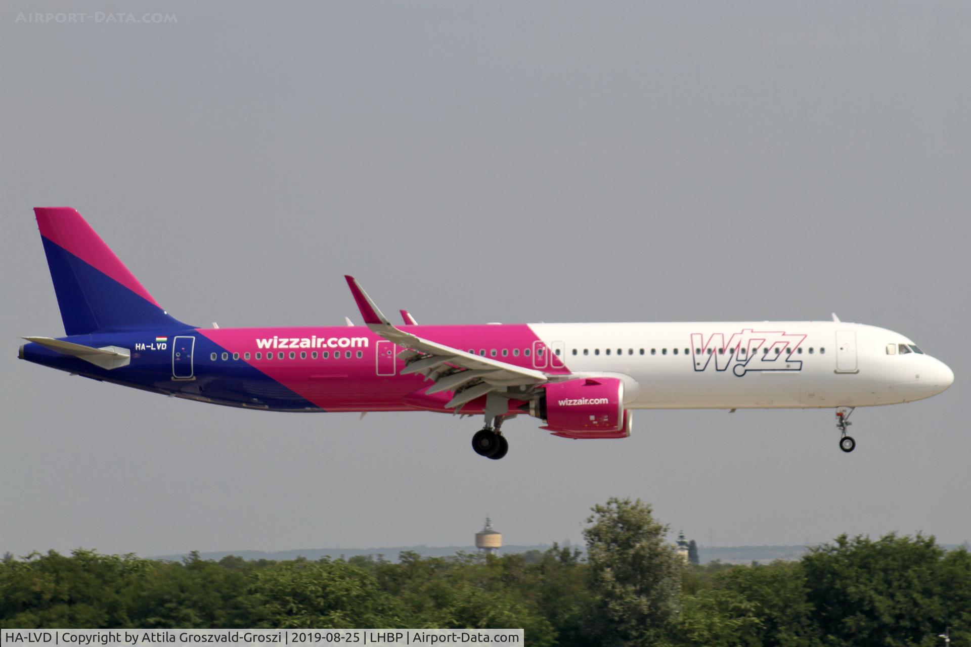 HA-LVD, 2019 Airbus A321-271NX C/N 8882, LHBP/BUD - Budapest Ferihegy, Liszt Ferenc International Airport, Hungary