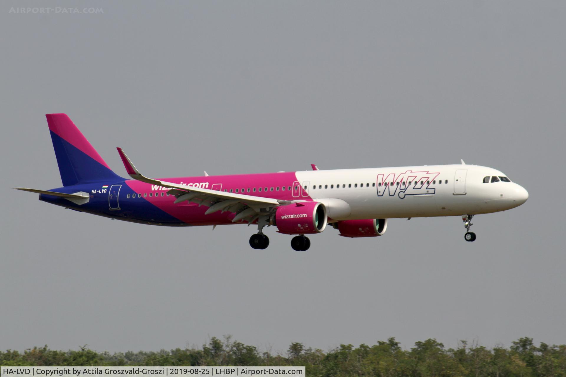 HA-LVD, 2019 Airbus A321-271NX C/N 8882, LHBP/BUD - Budapest Ferihegy, Liszt Ferenc International Airport, Hungary