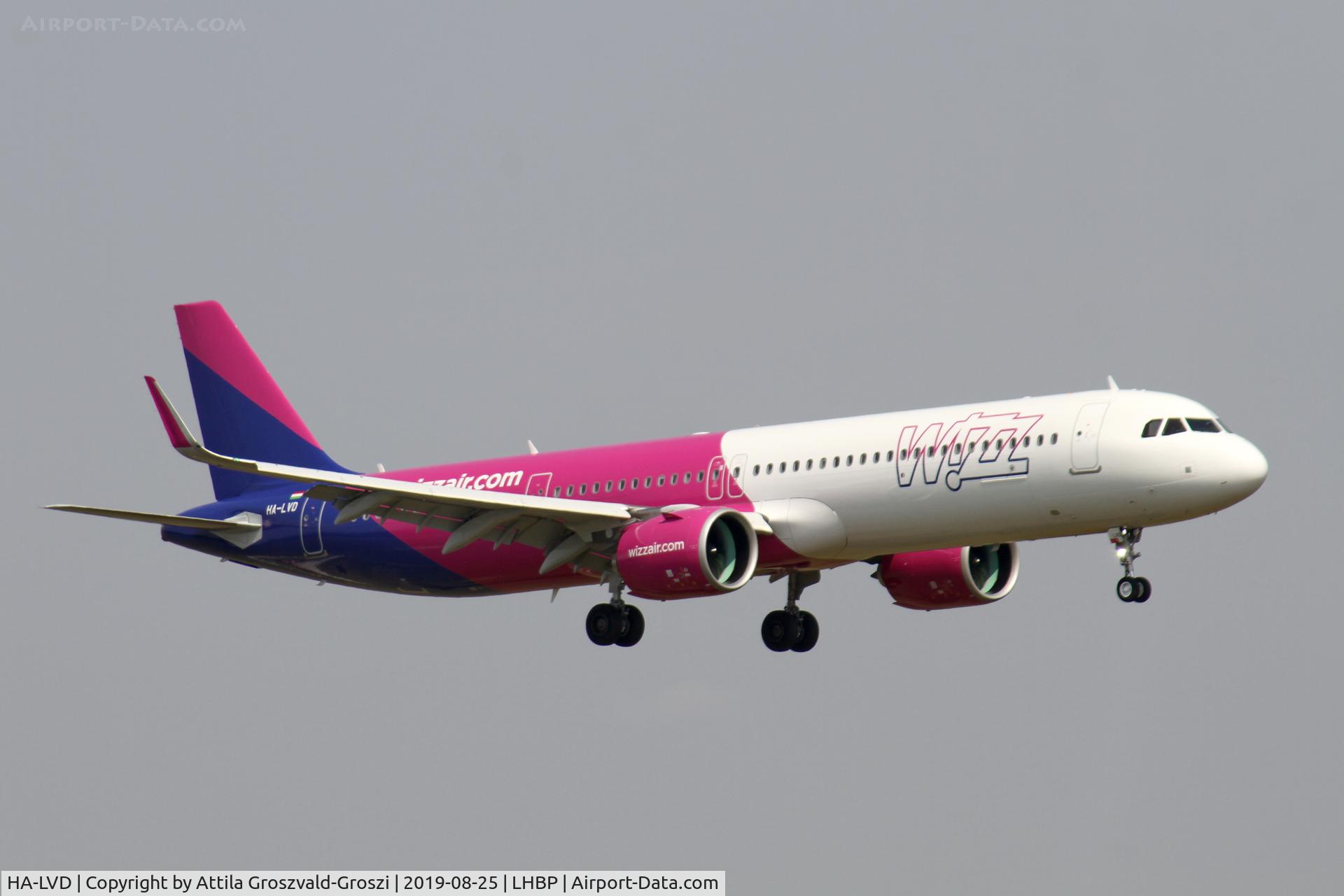 HA-LVD, 2019 Airbus A321-271NX C/N 8882, LHBP/BUD - Budapest Ferihegy, Liszt Ferenc International Airport, Hungary
