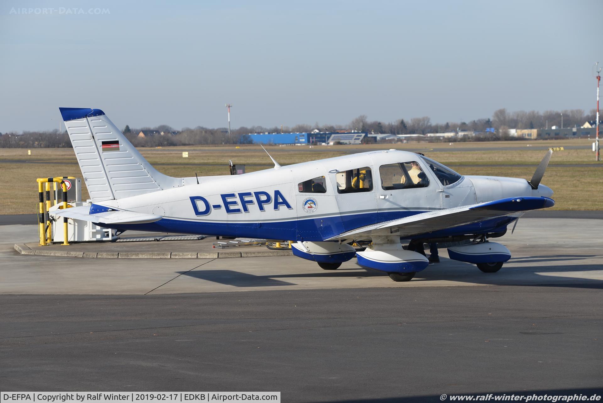 D-EFPA, 1978 Piper PA-28-181 C/N 28-90077, Piper PA-28-181 Archer 2 - Kölner Klub für Luftsport - 2890077 - D-EFPA - 17.02.2019 - EDKB