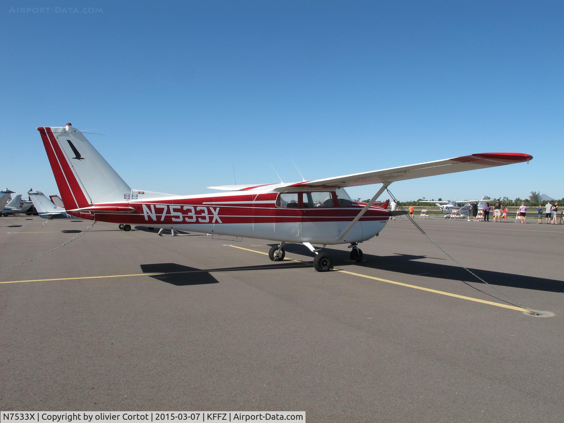 N7533X, 1960 Cessna 172B C/N 17248033, side view