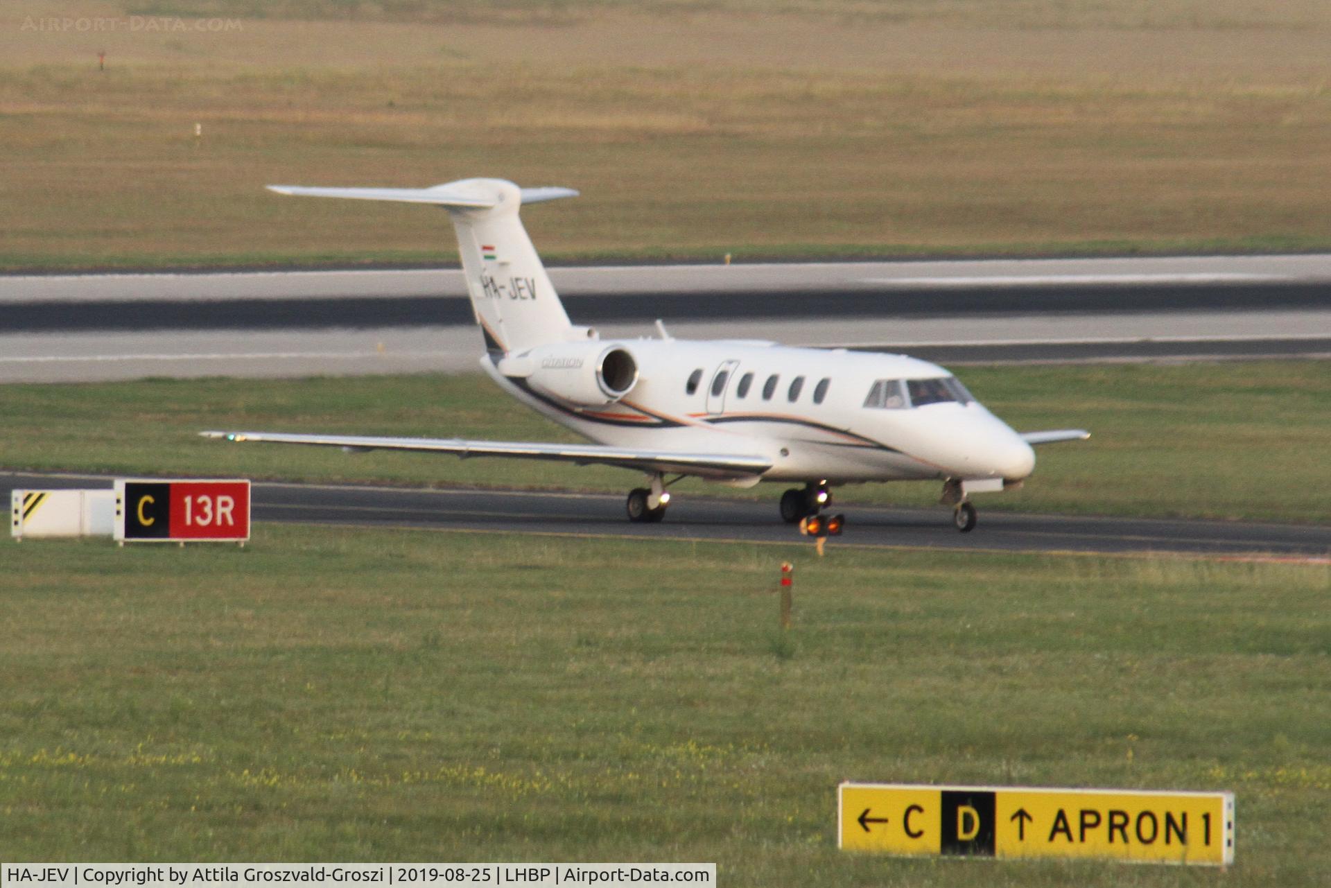 HA-JEV, 1989 Cessna 650 Citation III C/N 650-0174, LHBP/BUD - Budapest Ferihegy, Liszt Ferenc International Airport, Hungary