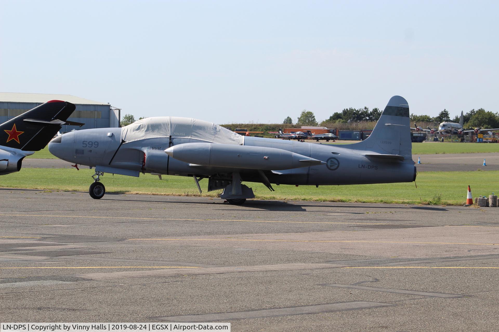 LN-DPS, 1957 Canadair CT-133 Silver Star 3 C/N T33-599 (133599), At North Weald
