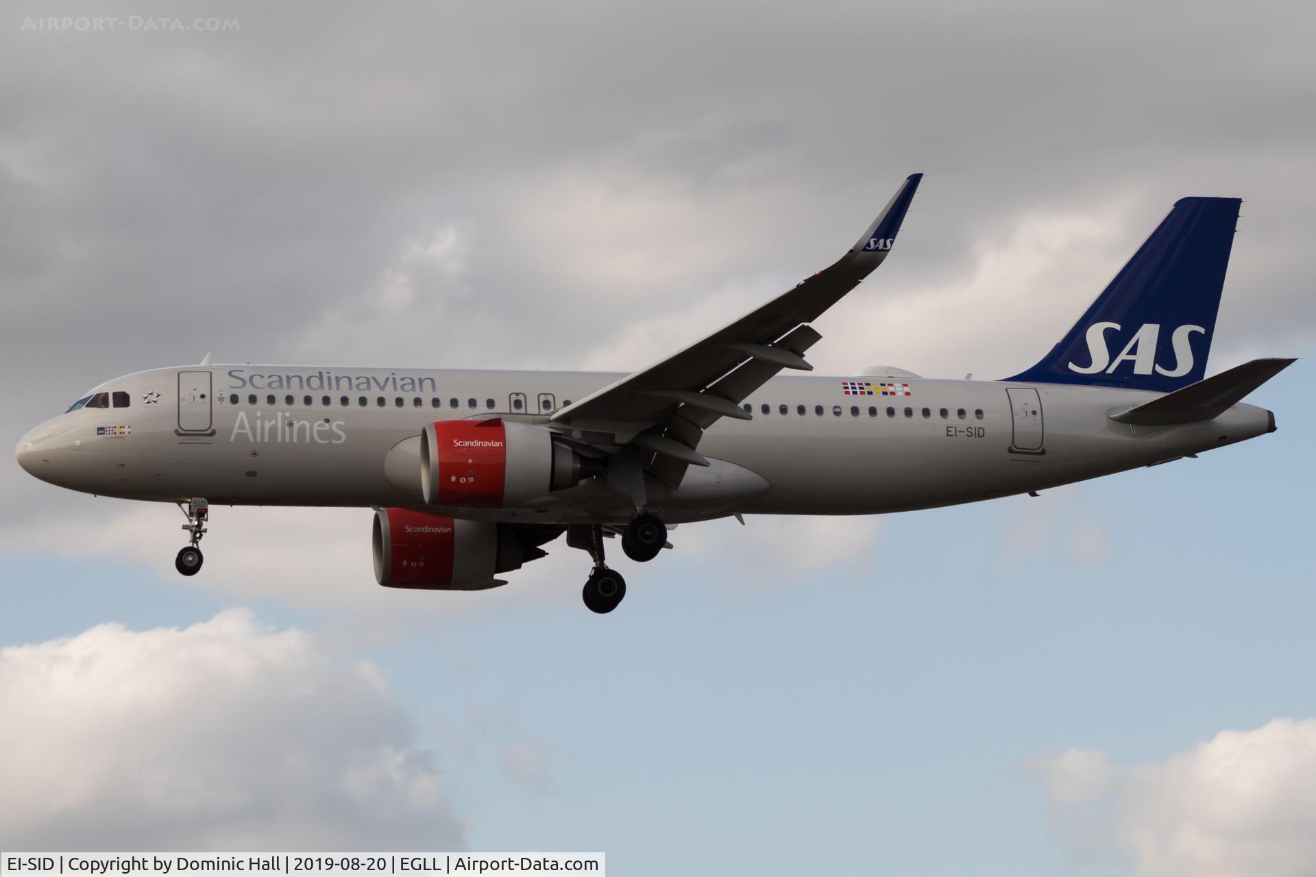 EI-SID, 2017 Airbus A320-251N C/N 8031, Landing RWY 27L