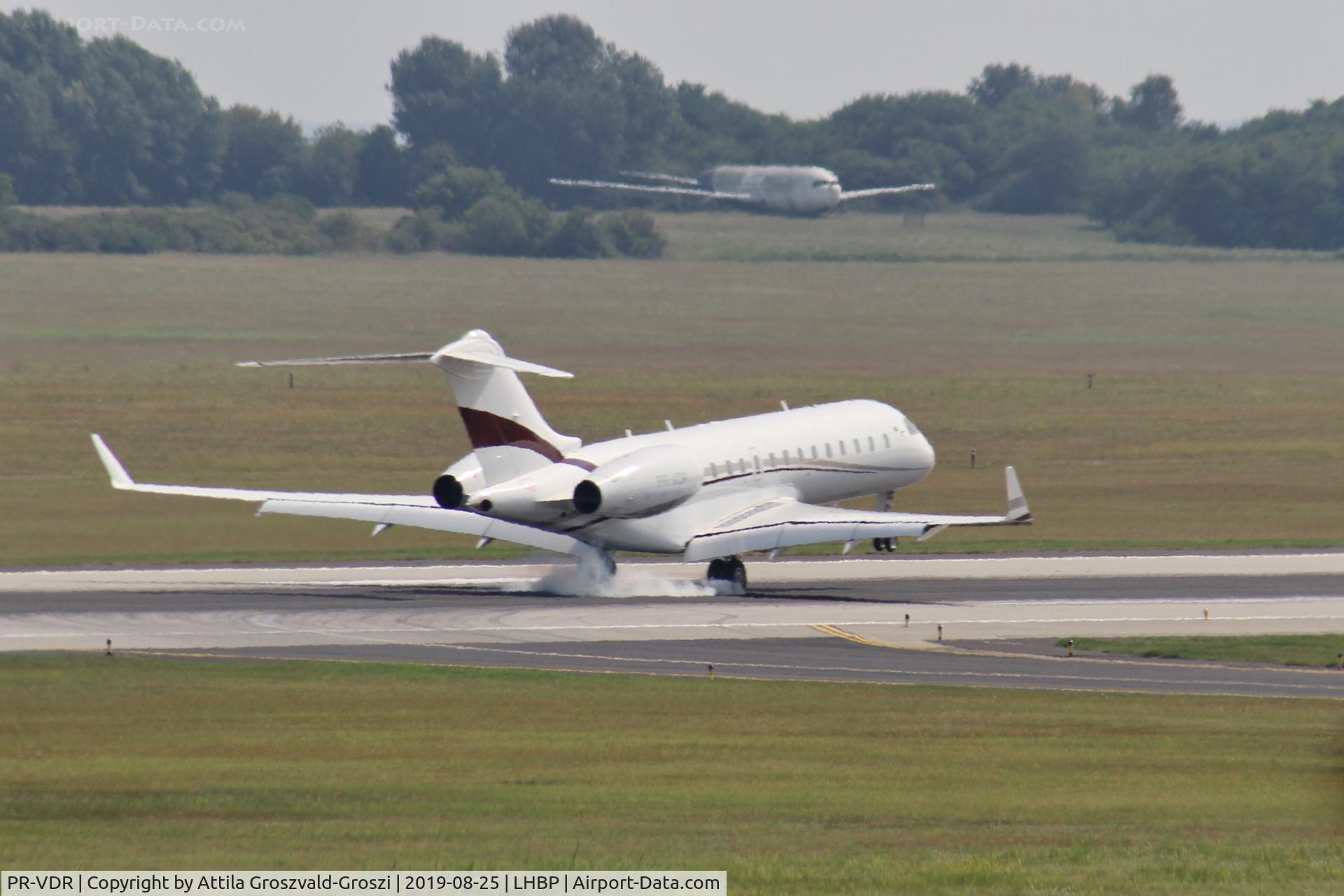 PR-VDR, 2010 Bombardier BD-700-1A10 Global Express C/N 9018, LHBP/BUD - Budapest Ferihegy, Liszt Ferenc International Airport, Hungary